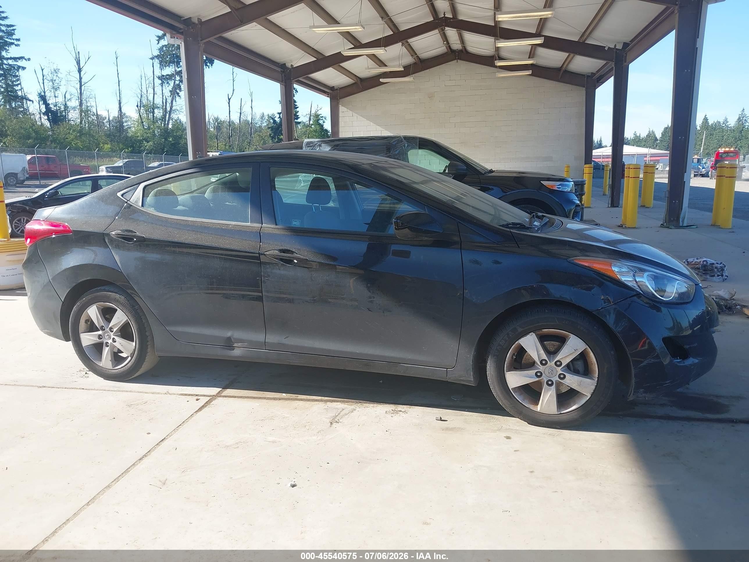 2013 Hyundai Elantra Gls Черный vin: 5NPDH4AE3DH167182