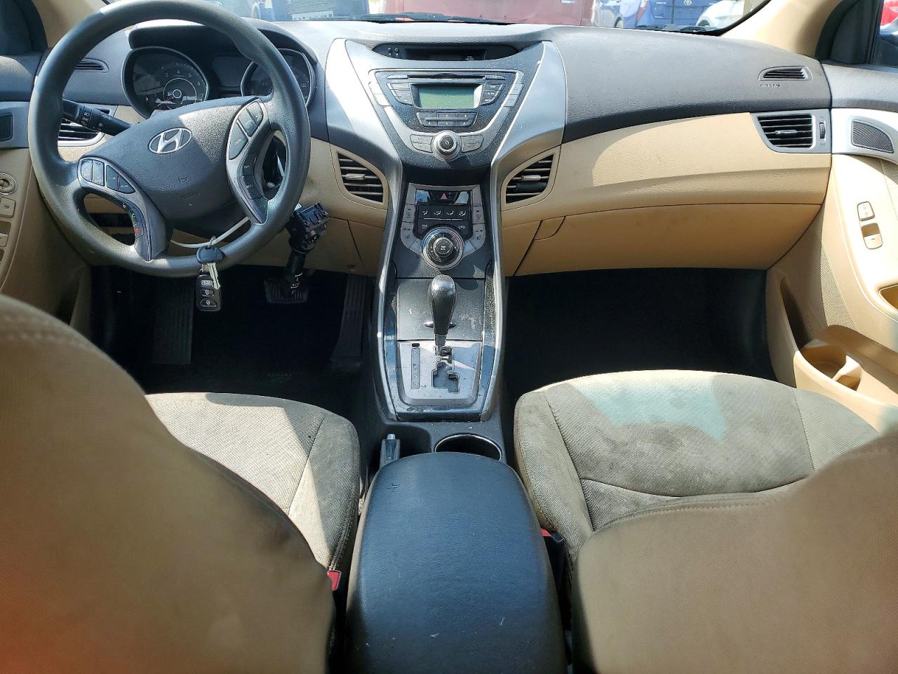 2013 Hyundai Elantra Gls Черный vin: 5NPDH4AE3DH167294