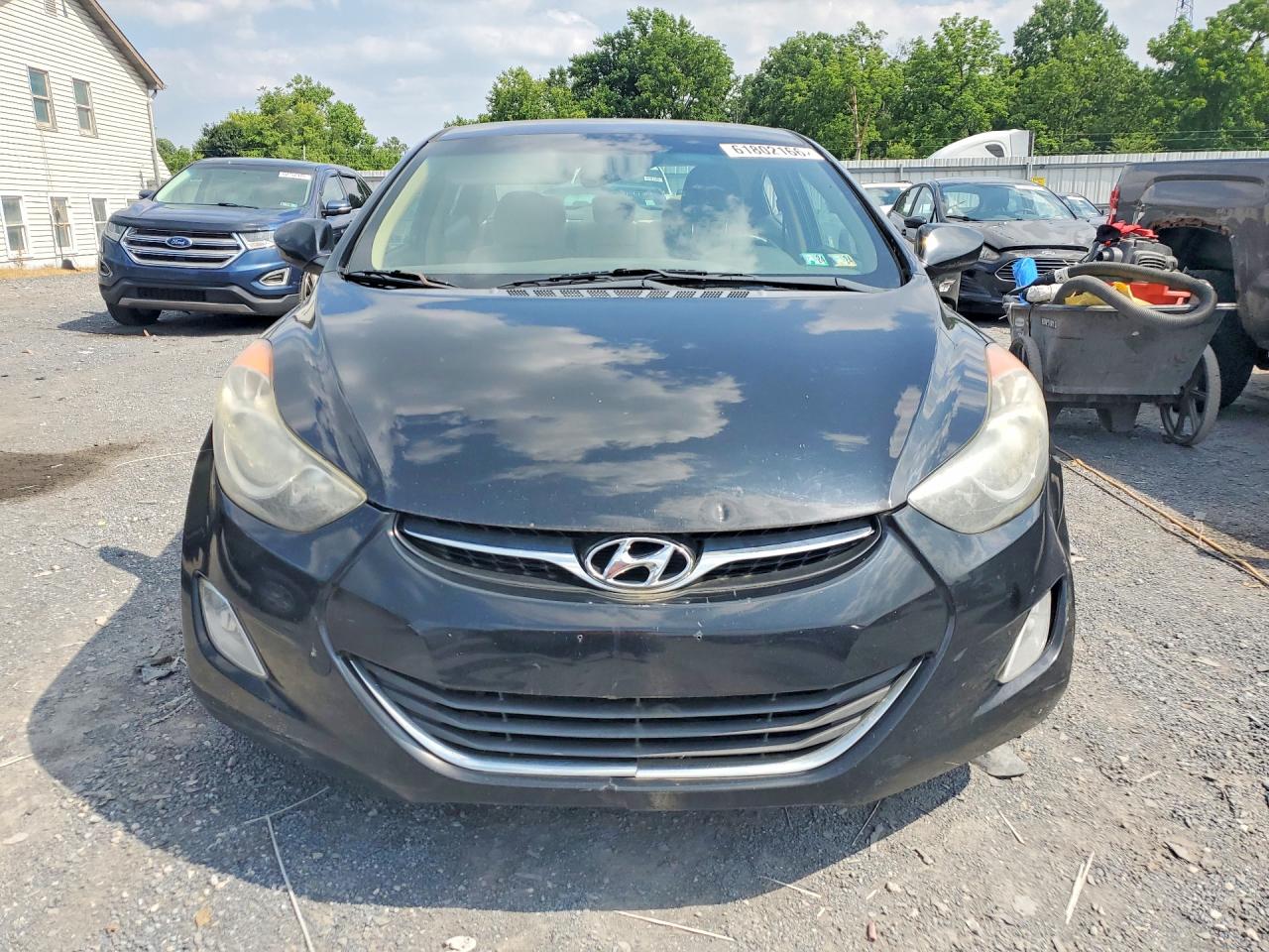2013 Hyundai Elantra Gls Черный vin: 5NPDH4AE3DH167294