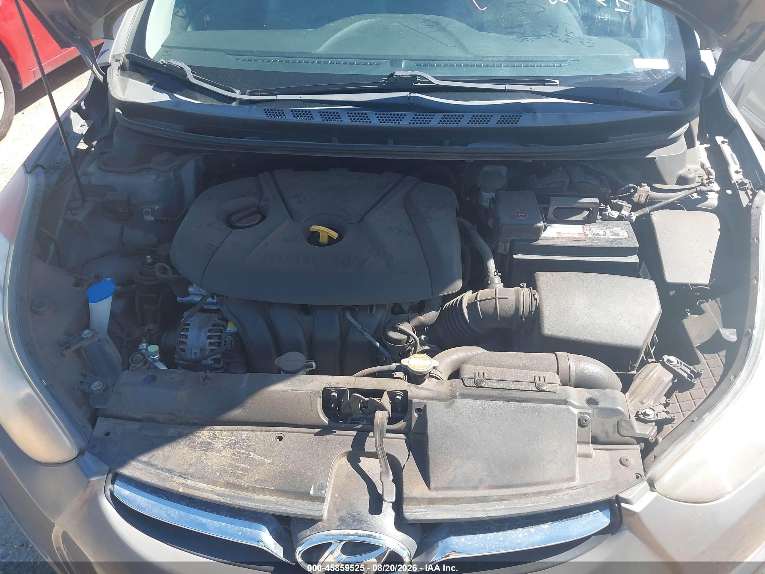 2013 Hyundai Elantra Limited Gray vin: 5NPDH4AE3DH175895
