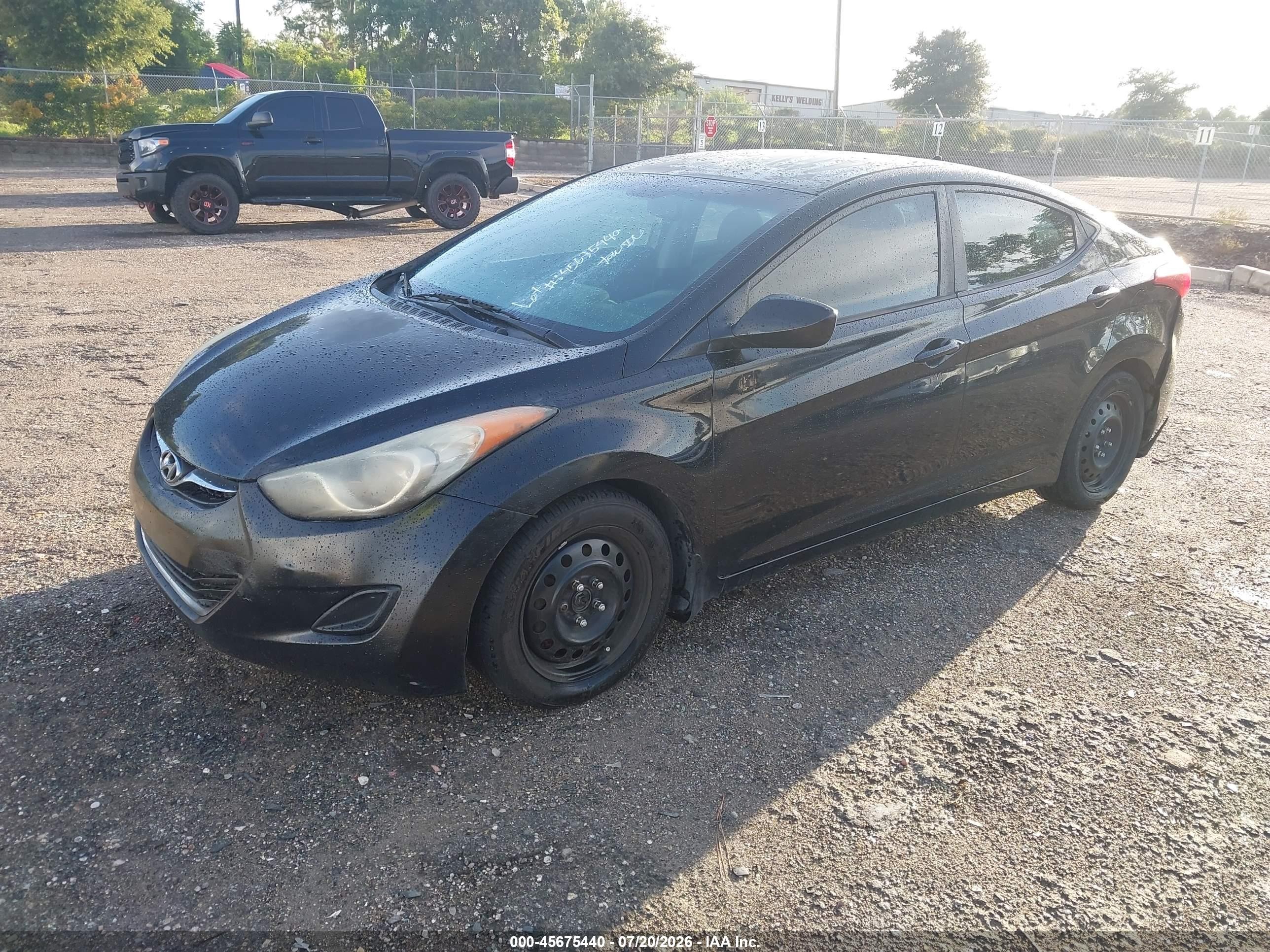 2013 Hyundai Elantra Gls Black vin: 5NPDH4AE3DH186296