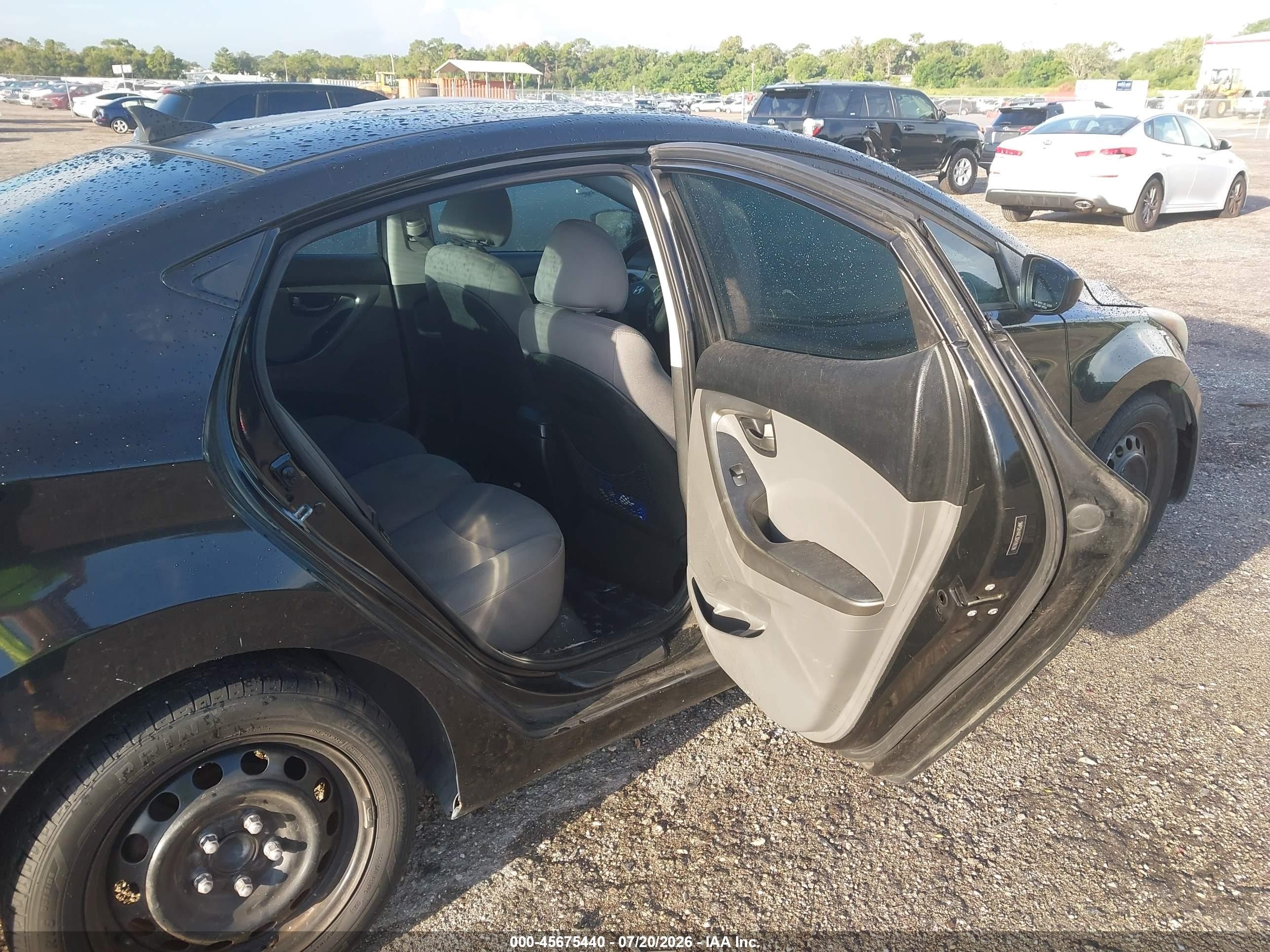 2013 Hyundai Elantra Gls Black vin: 5NPDH4AE3DH186296