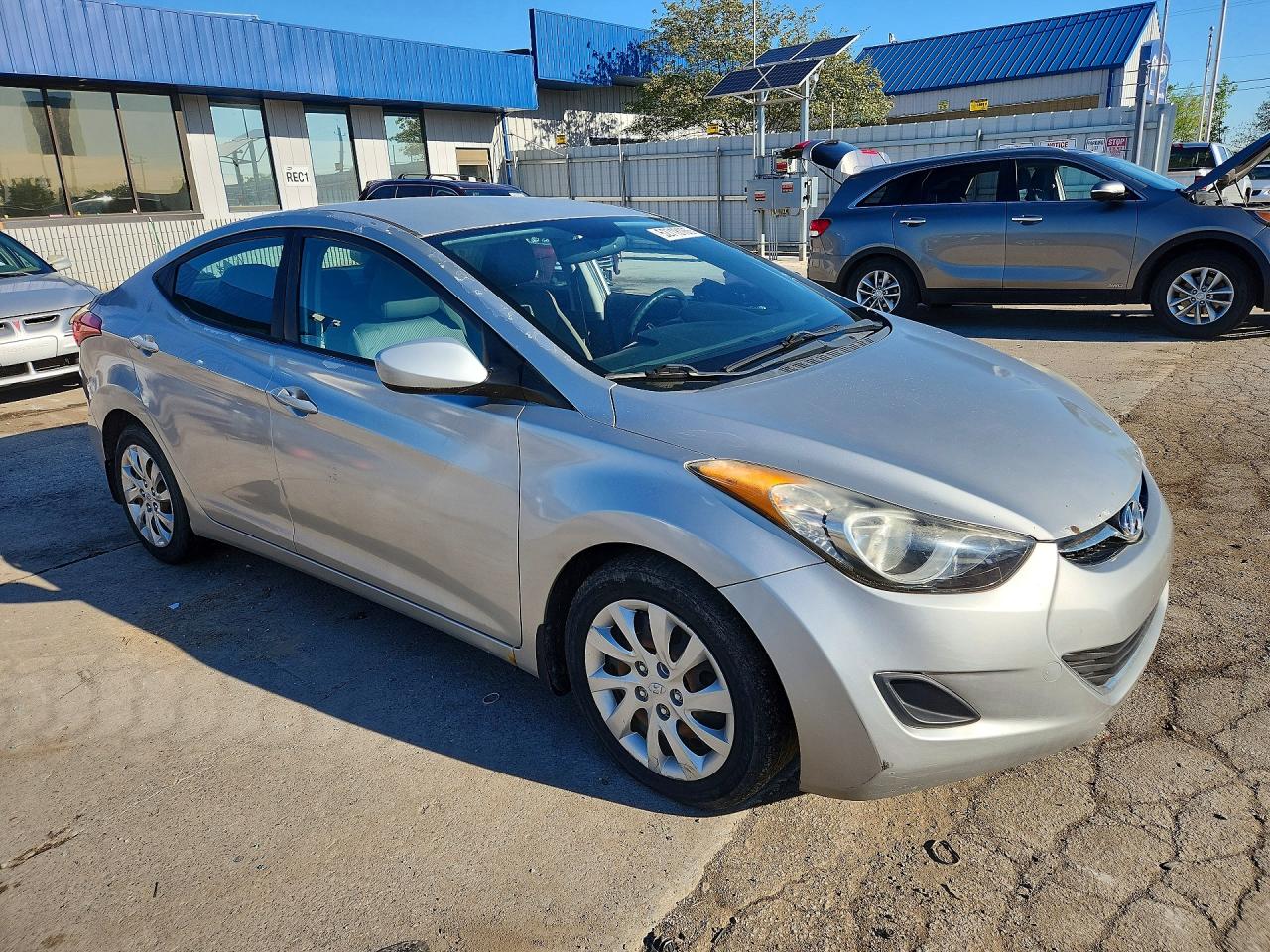 2013 Hyundai Elantra Gls Gray vin: 5NPDH4AE3DH206305