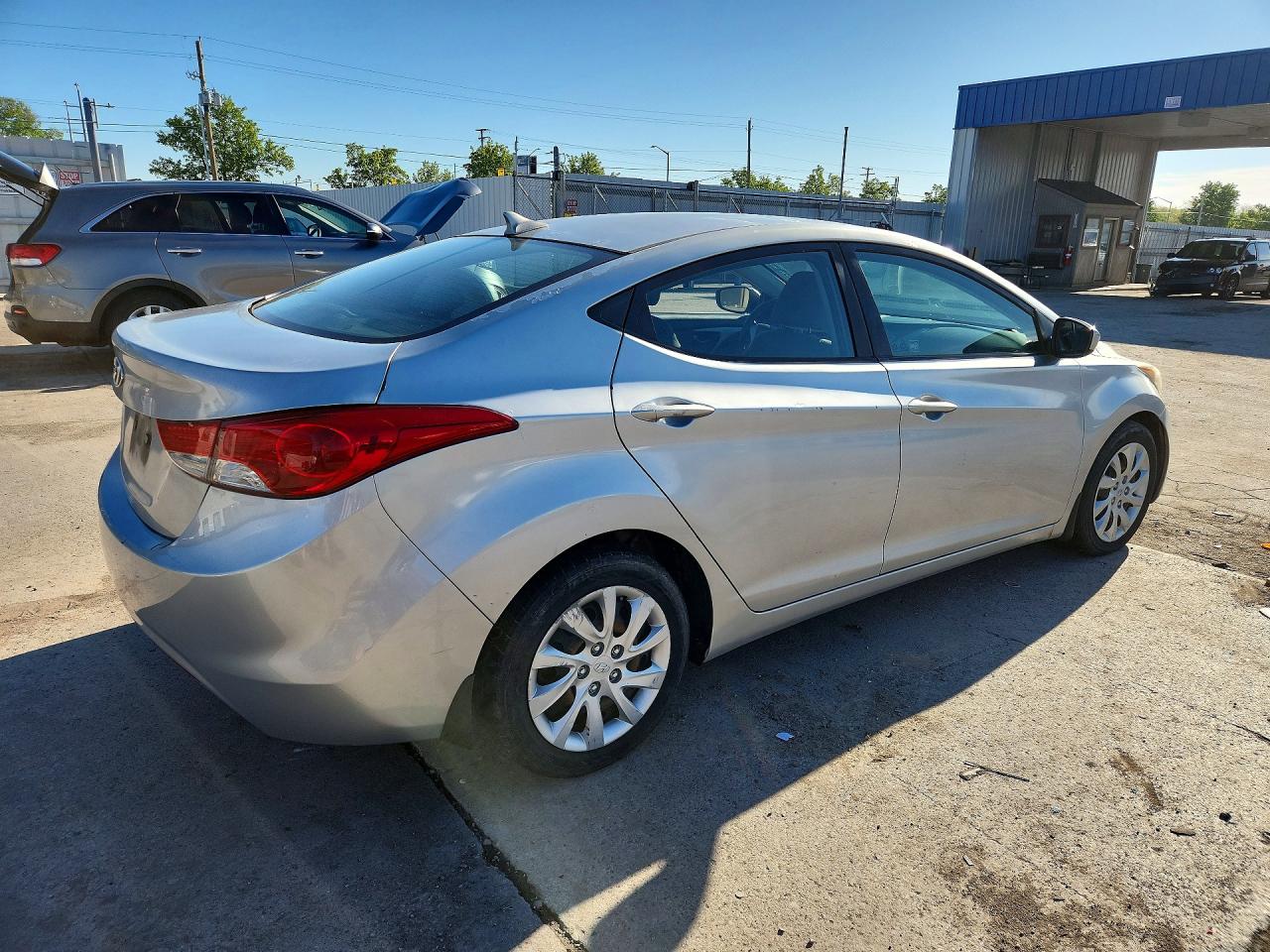 2013 Hyundai Elantra Gls Gray vin: 5NPDH4AE3DH206305
