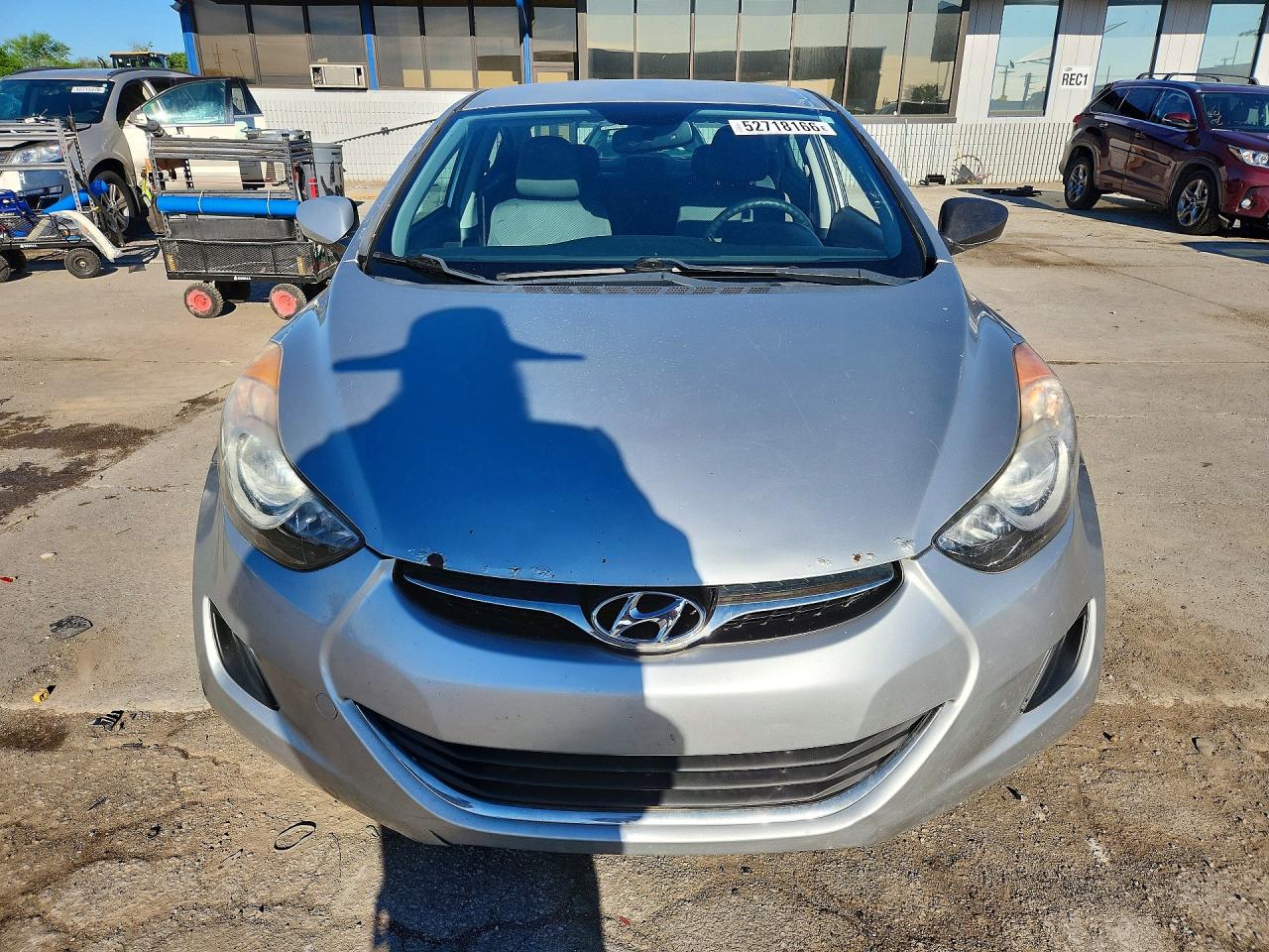 2013 Hyundai Elantra Gls Gray vin: 5NPDH4AE3DH206305