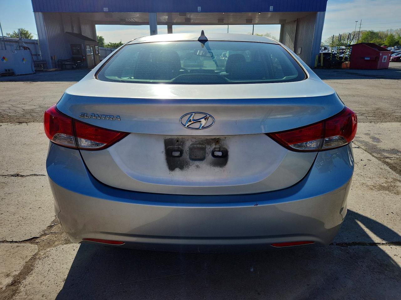 2013 Hyundai Elantra Gls Gray vin: 5NPDH4AE3DH206305