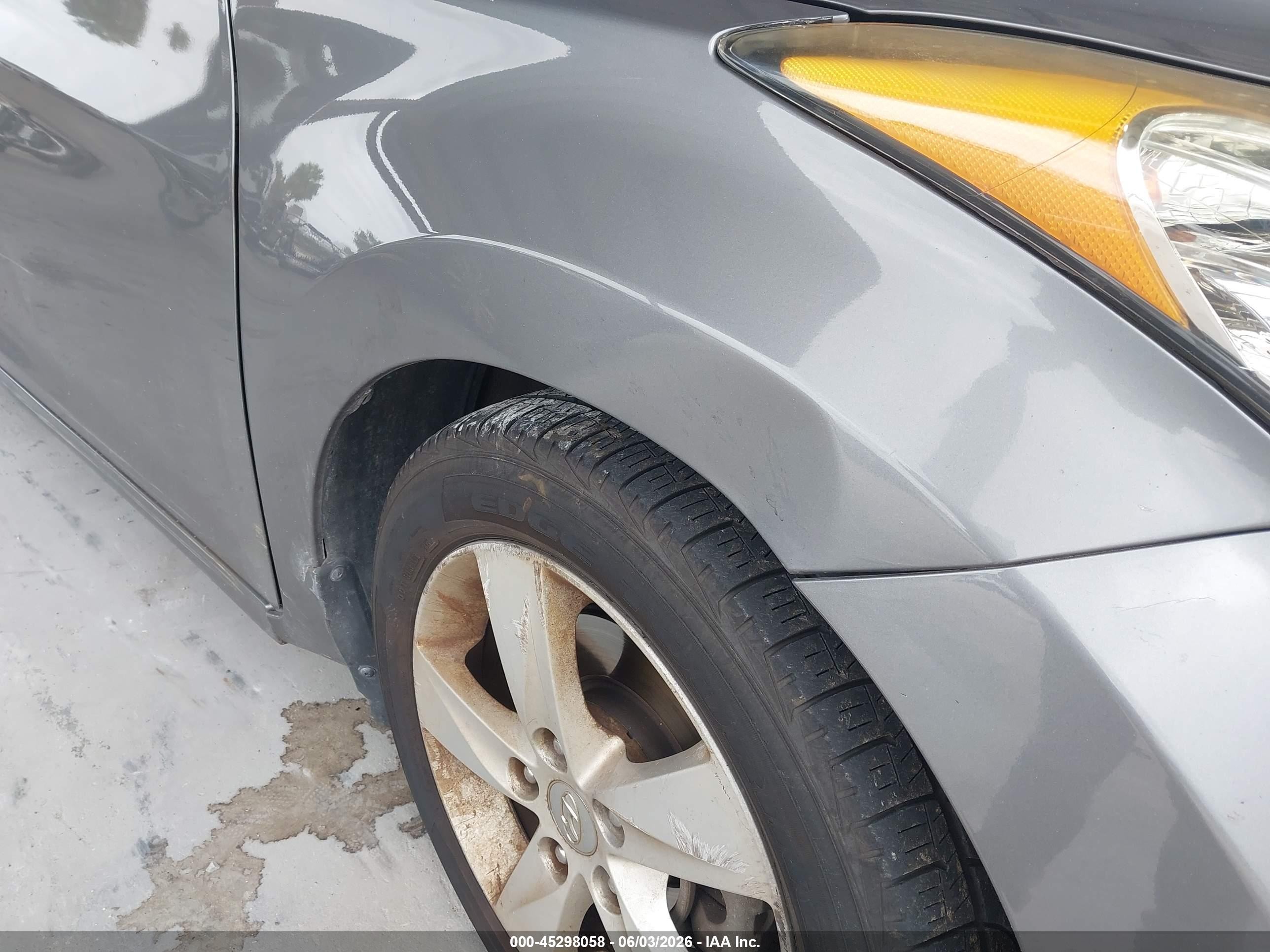 2013 Hyundai Elantra Gls Gray vin: 5NPDH4AE3DH221998