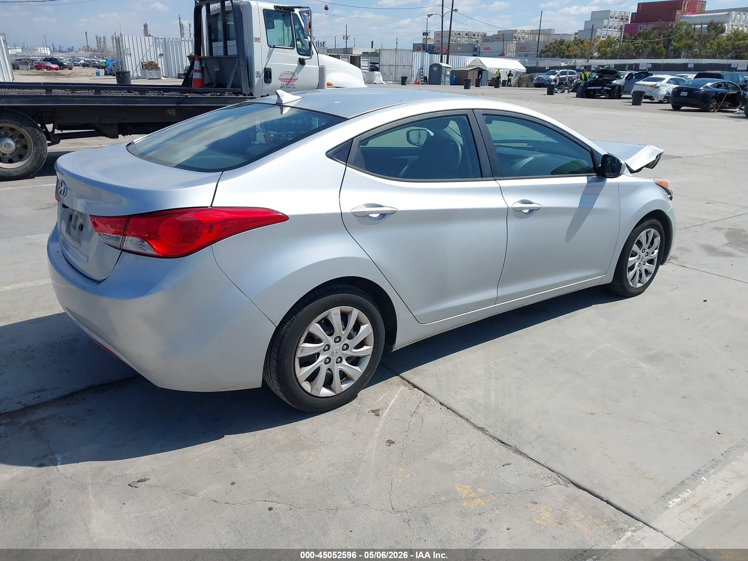 2013 Hyundai Elantra Gls Silver vin: 5NPDH4AE3DH225436