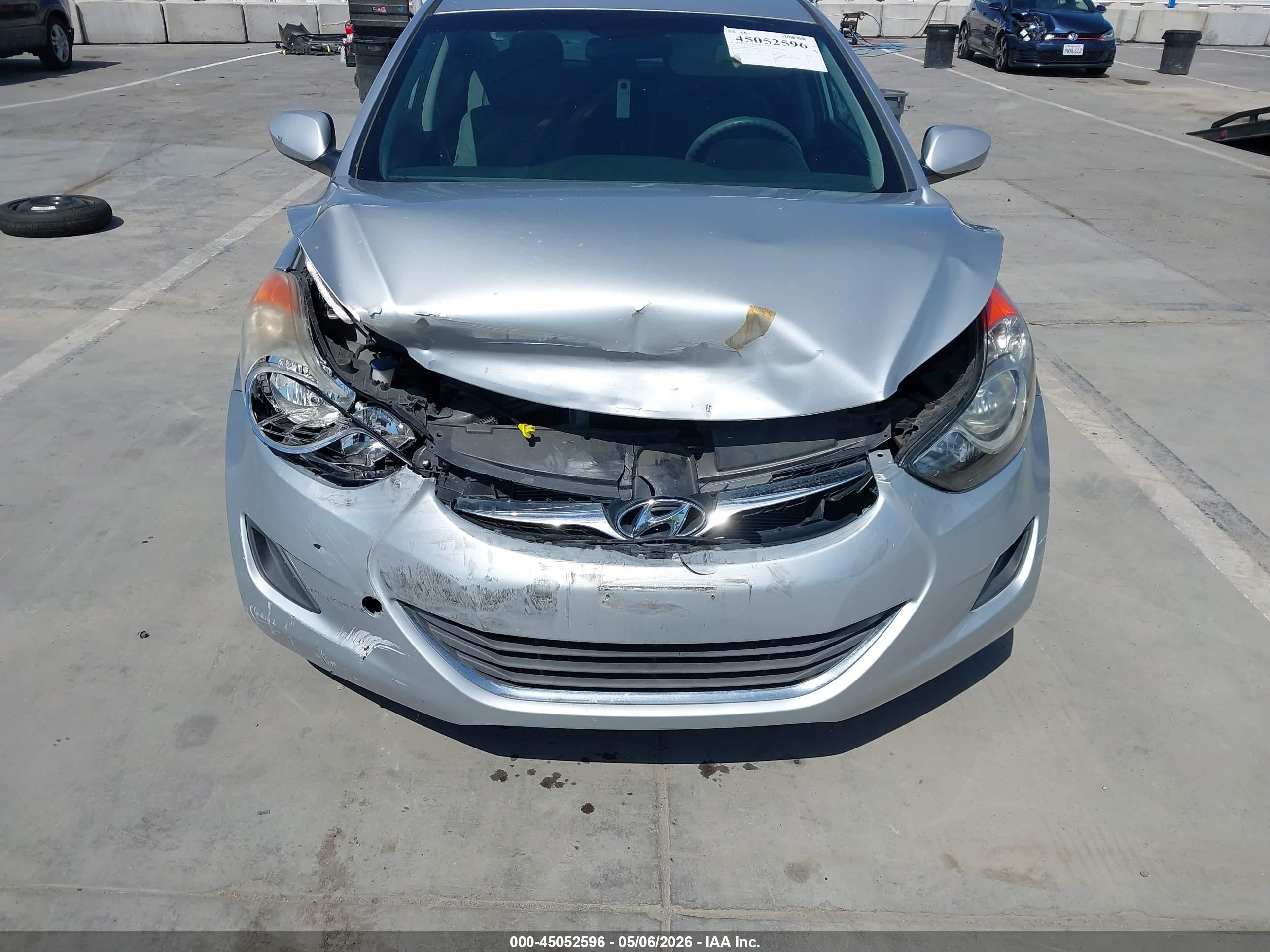 2013 Hyundai Elantra Gls Silver vin: 5NPDH4AE3DH225436