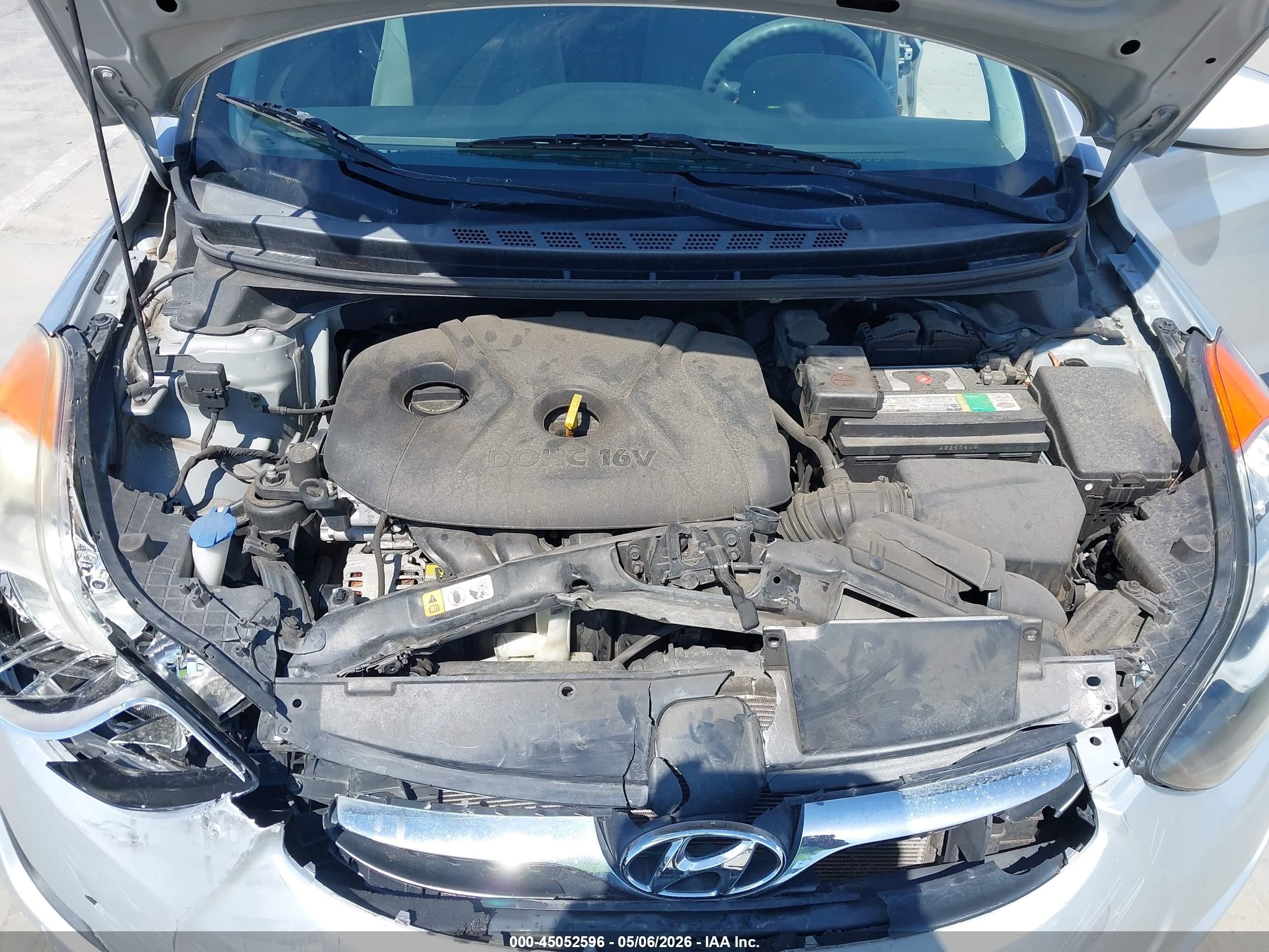 2013 Hyundai Elantra Gls Silver vin: 5NPDH4AE3DH225436