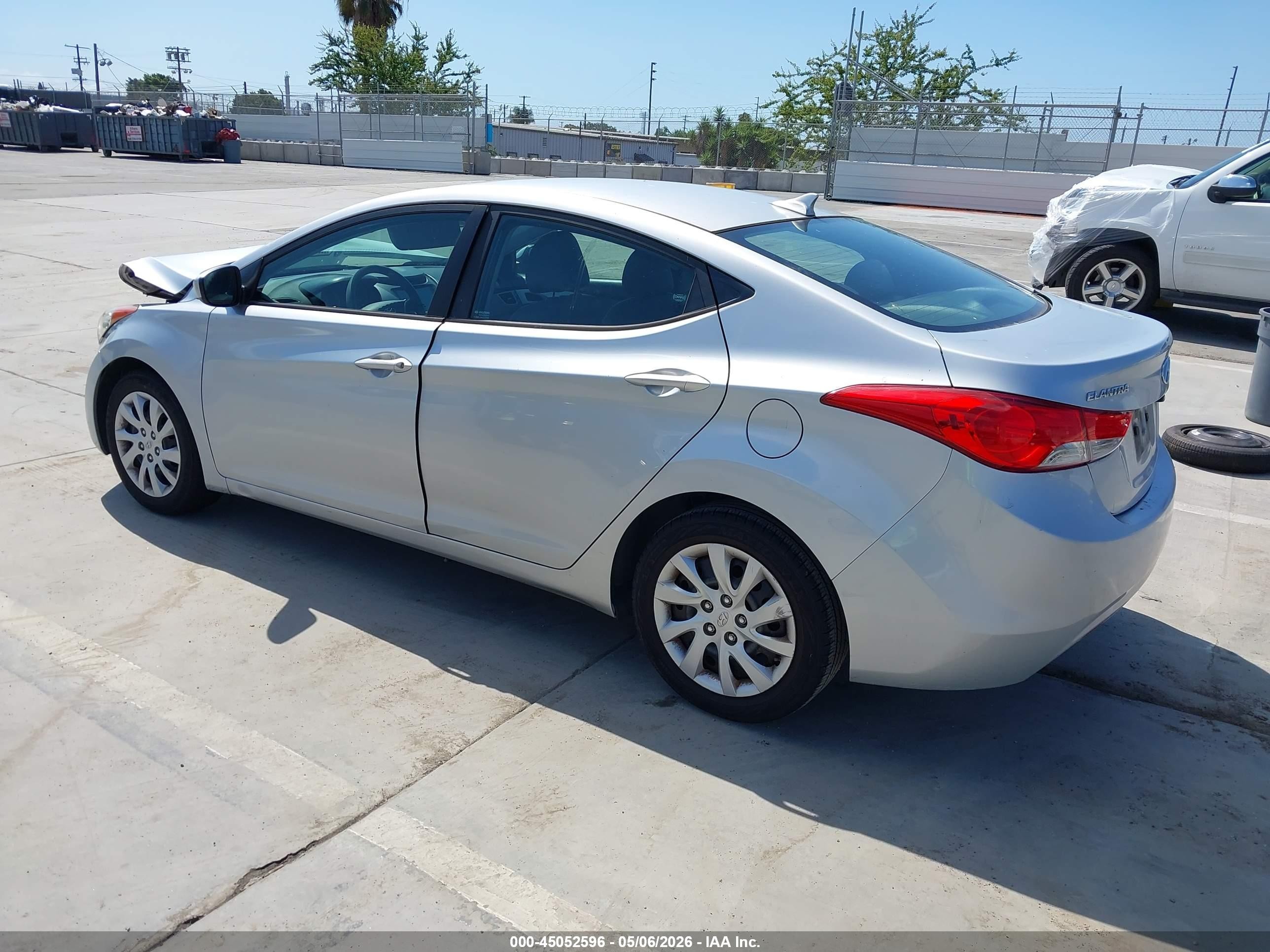 2013 Hyundai Elantra Gls Silver vin: 5NPDH4AE3DH225436