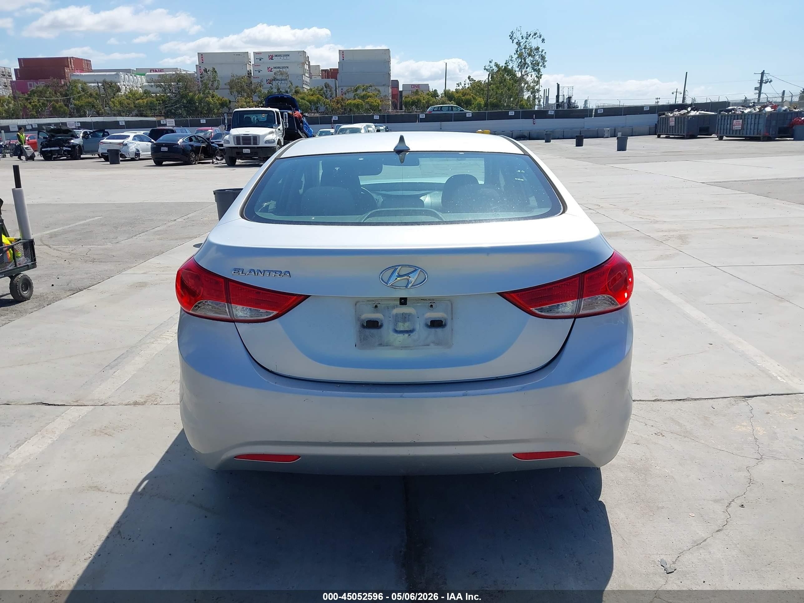 2013 Hyundai Elantra Gls Silver vin: 5NPDH4AE3DH225436