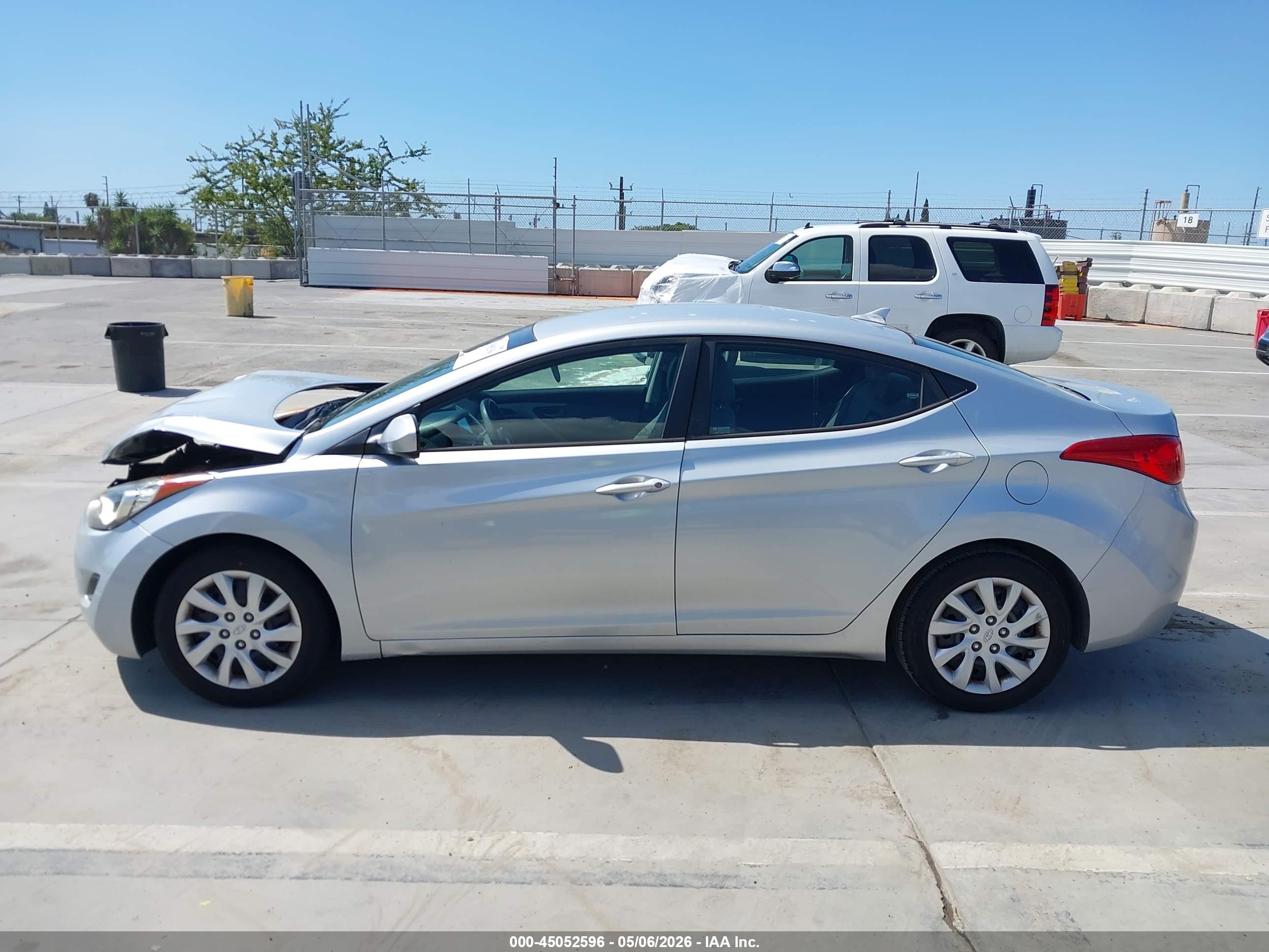 2013 Hyundai Elantra Gls Silver vin: 5NPDH4AE3DH225436