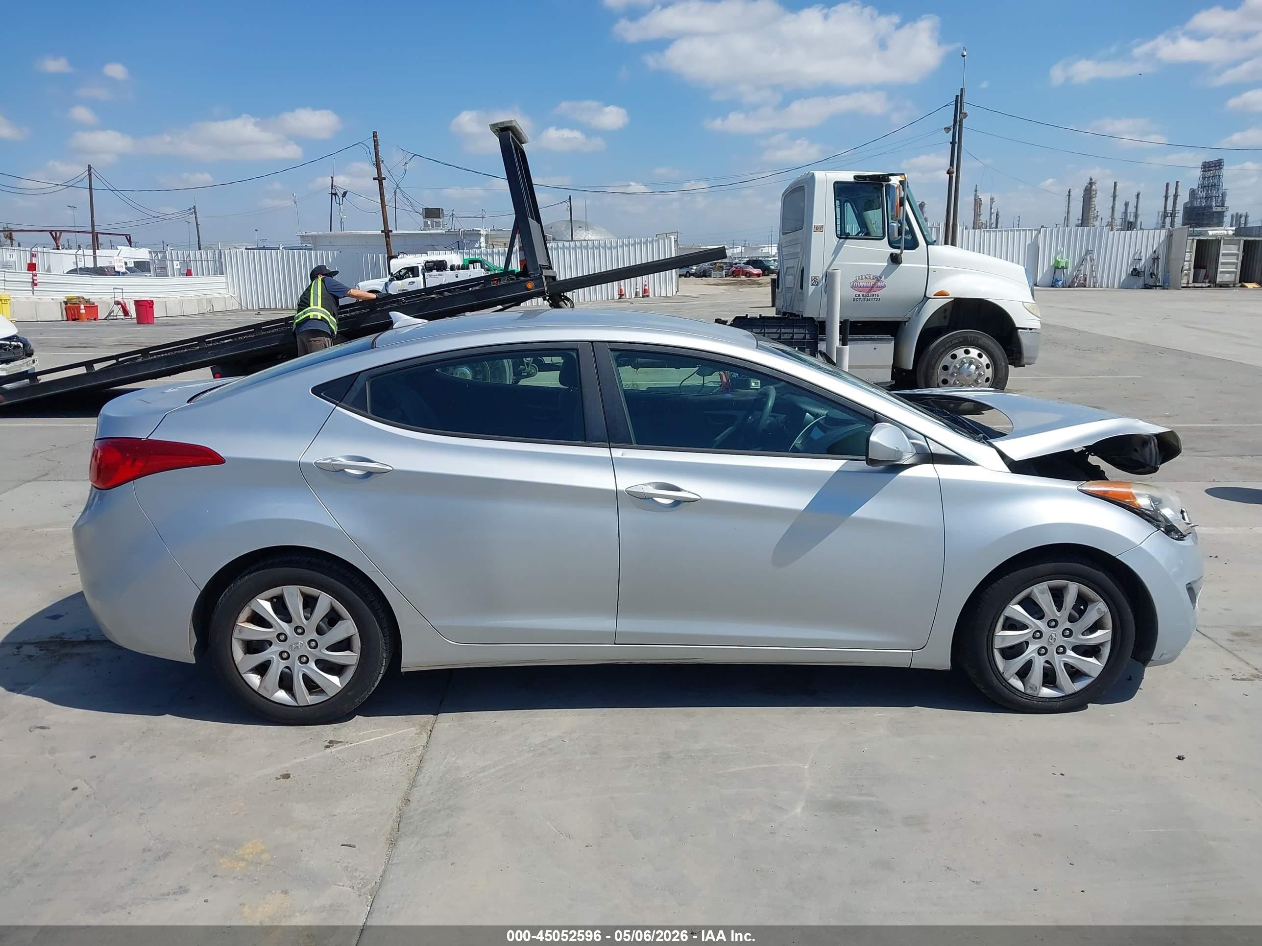 2013 Hyundai Elantra Gls Silver vin: 5NPDH4AE3DH225436