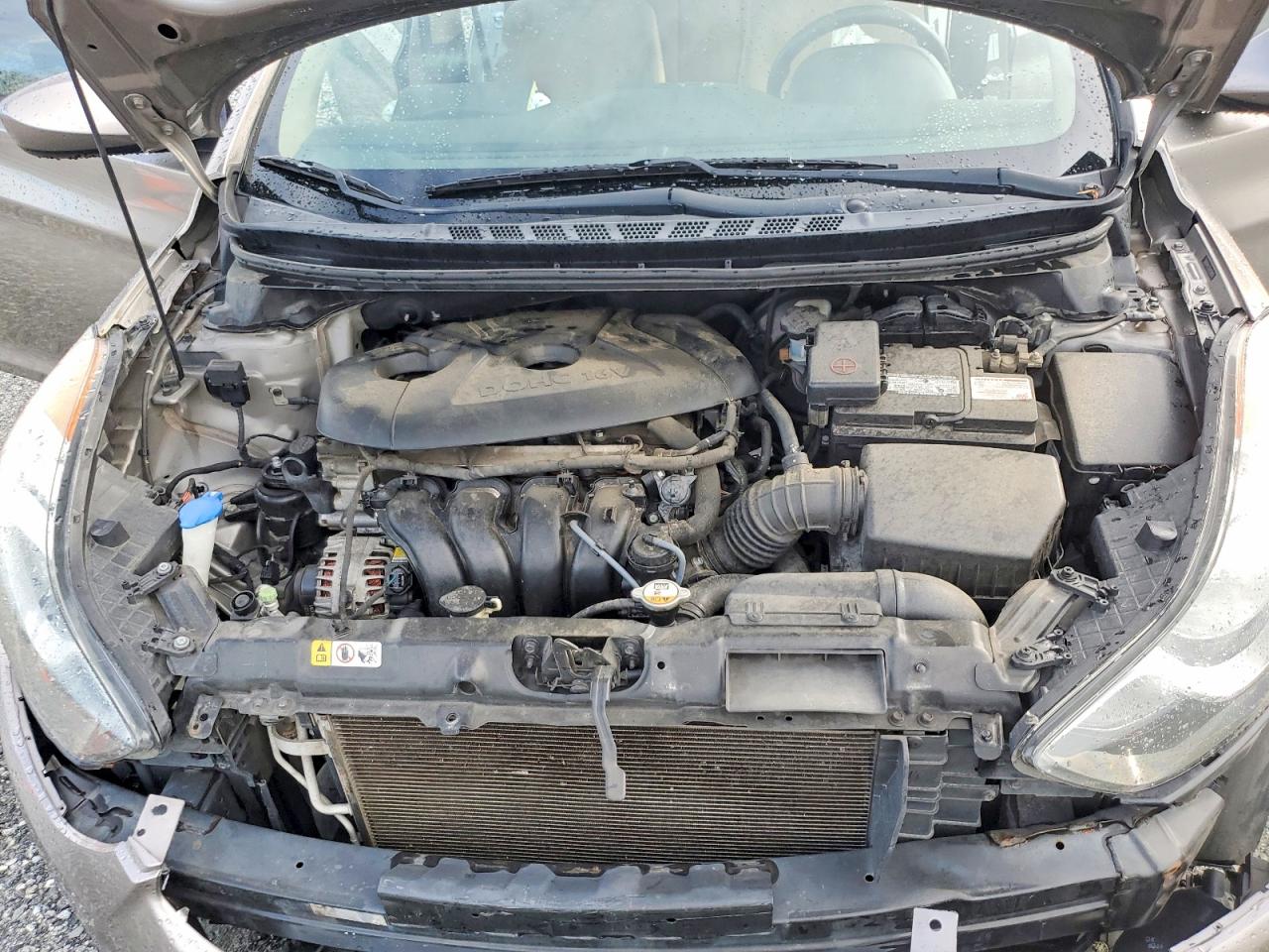 2013 Hyundai Elantra Gls Серый vin: 5NPDH4AE3DH230958