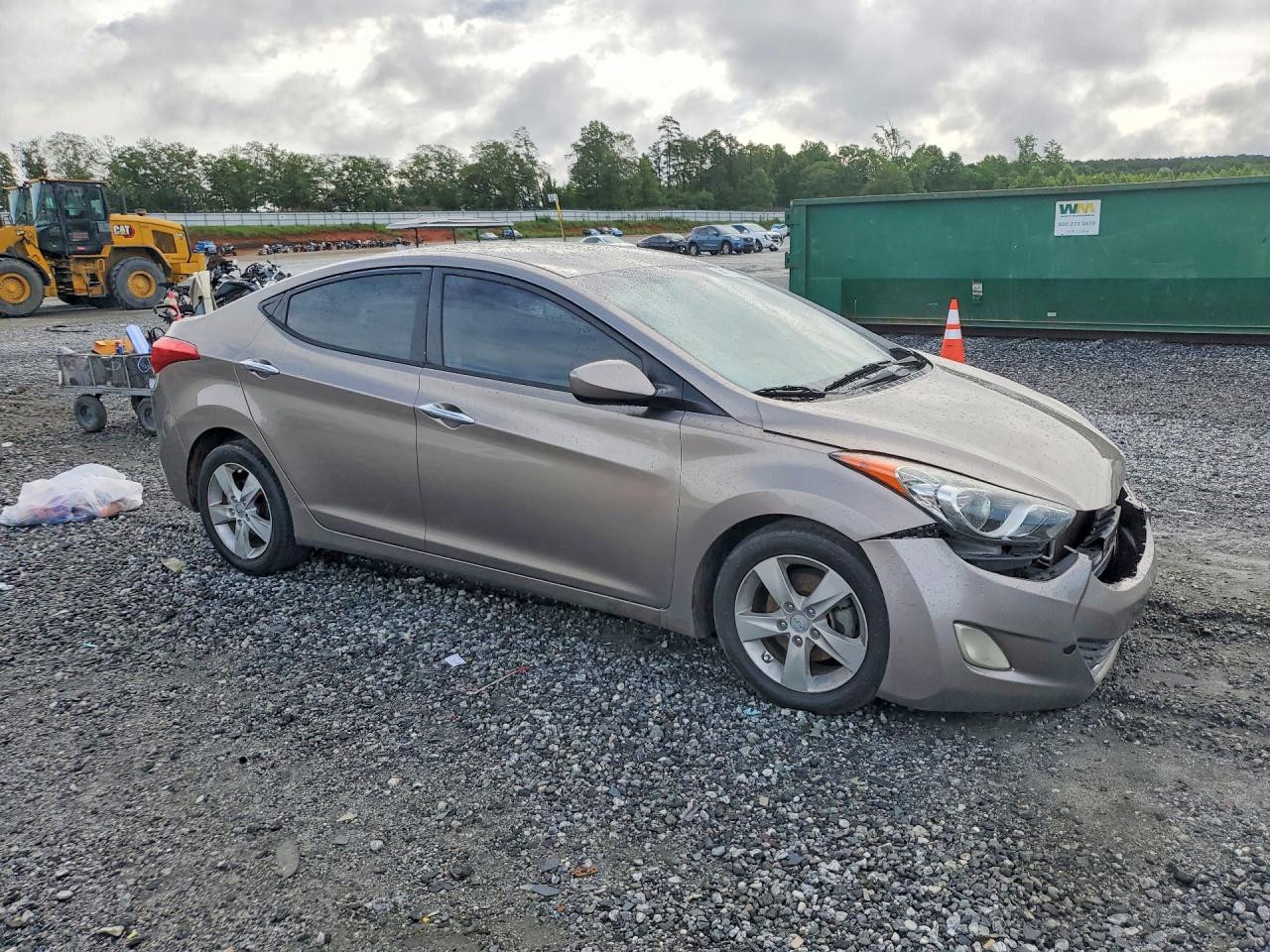 2013 Hyundai Elantra Gls Серый vin: 5NPDH4AE3DH230958
