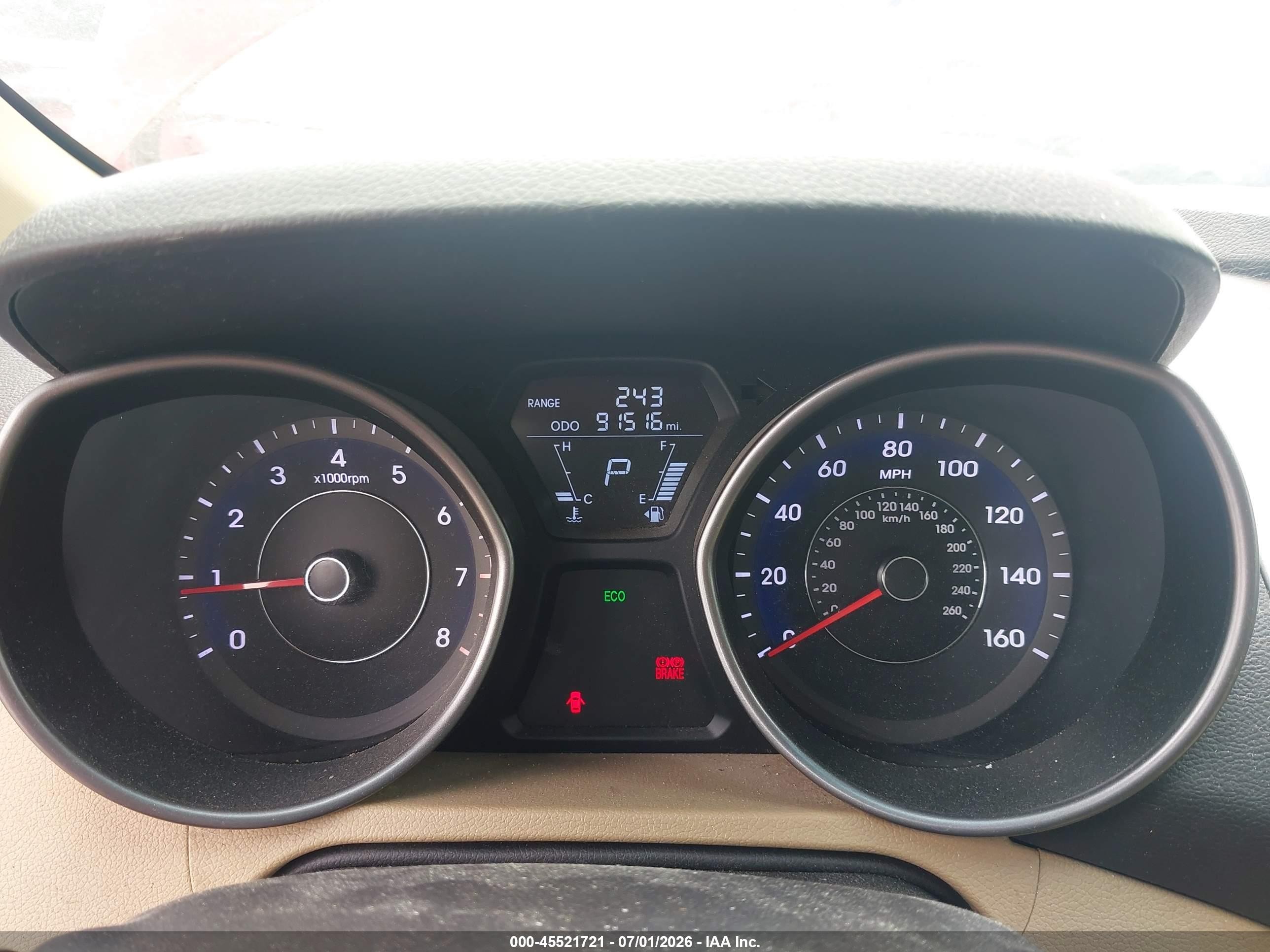 2013 Hyundai Elantra Gls Red vin: 5NPDH4AE3DH238445