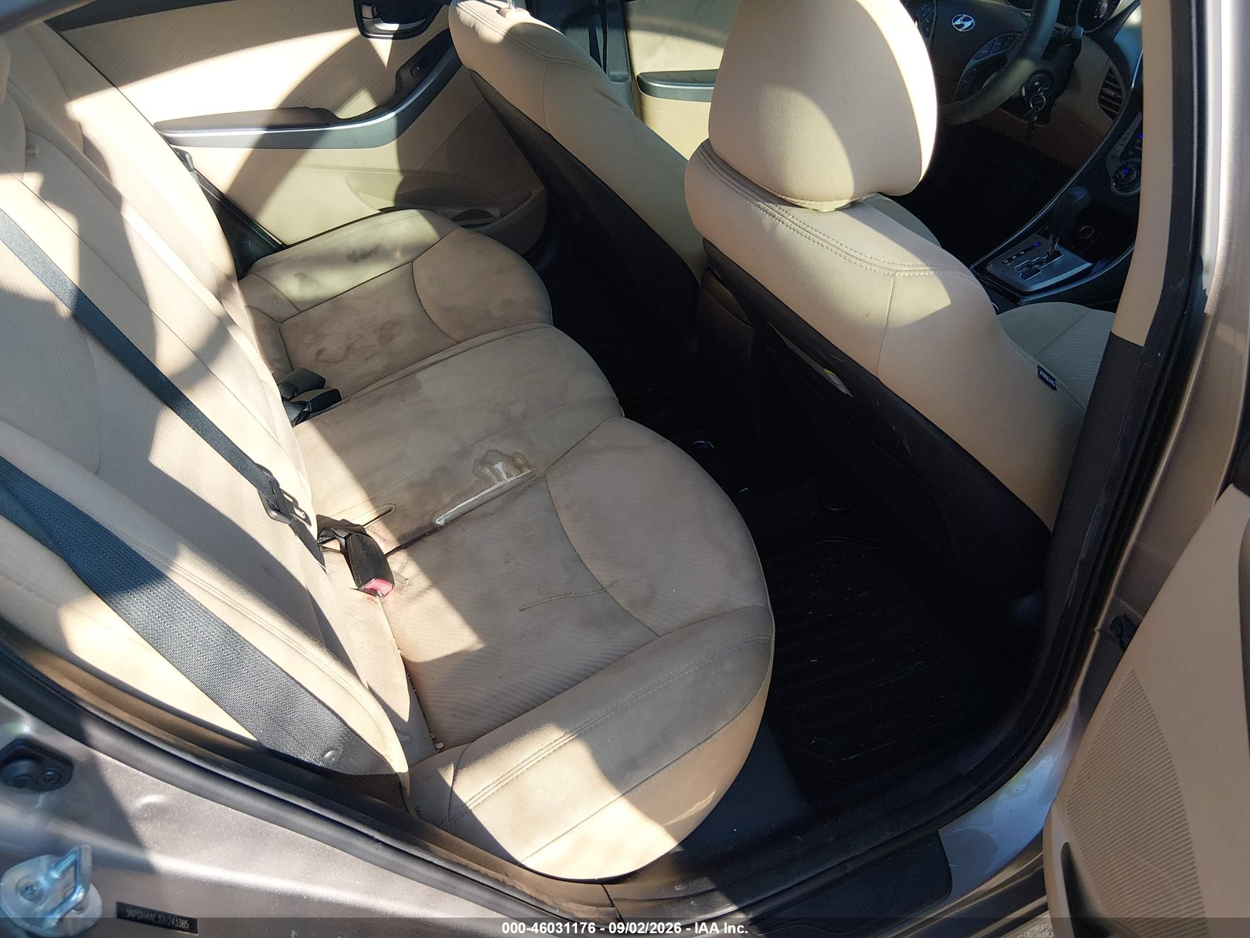 2013 Hyundai Elantra Gls Коричневый vin: 5NPDH4AE3DH243385