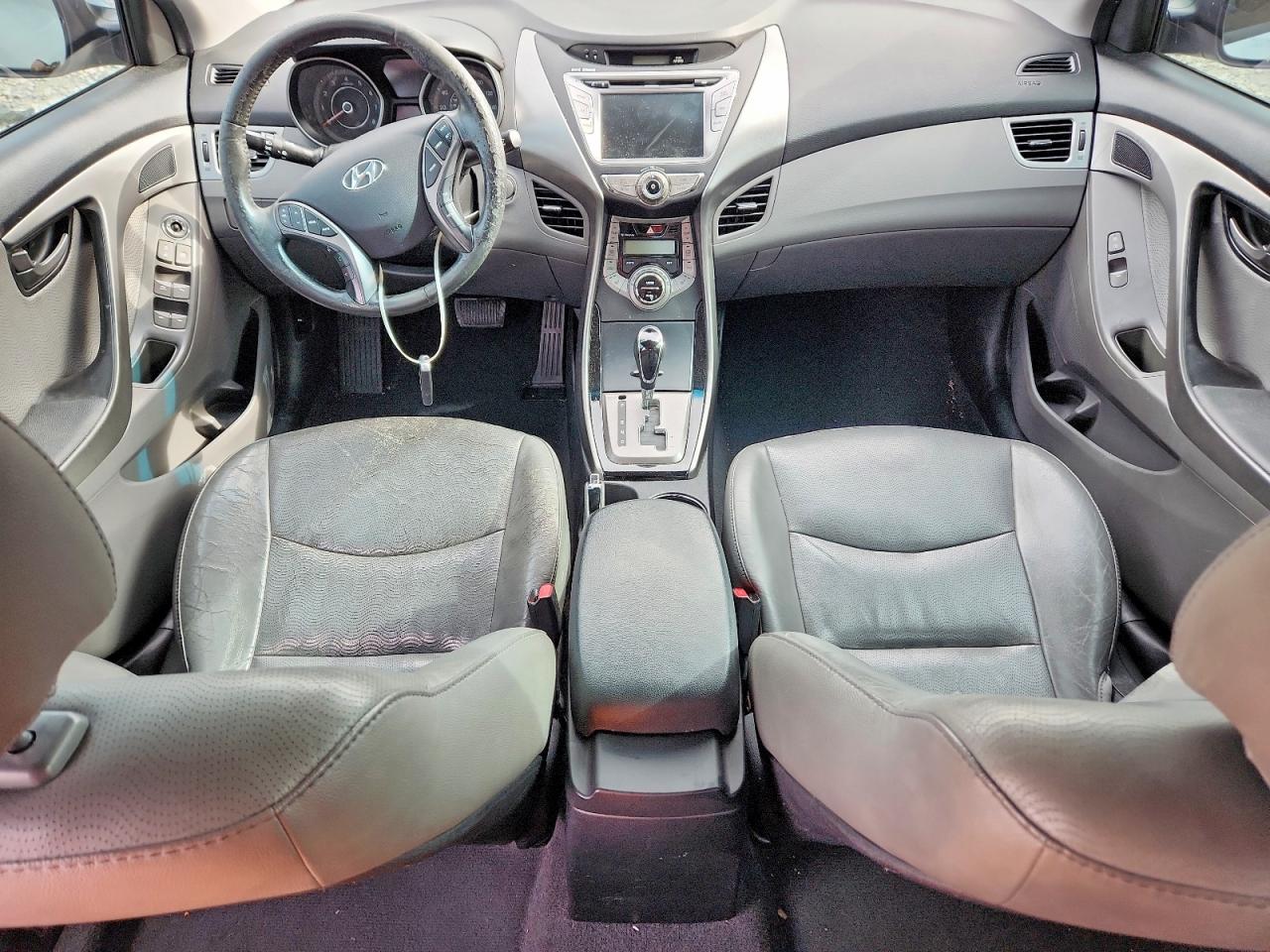 2013 Hyundai Elantra Limited Silver vin: 5NPDH4AE3DH248442