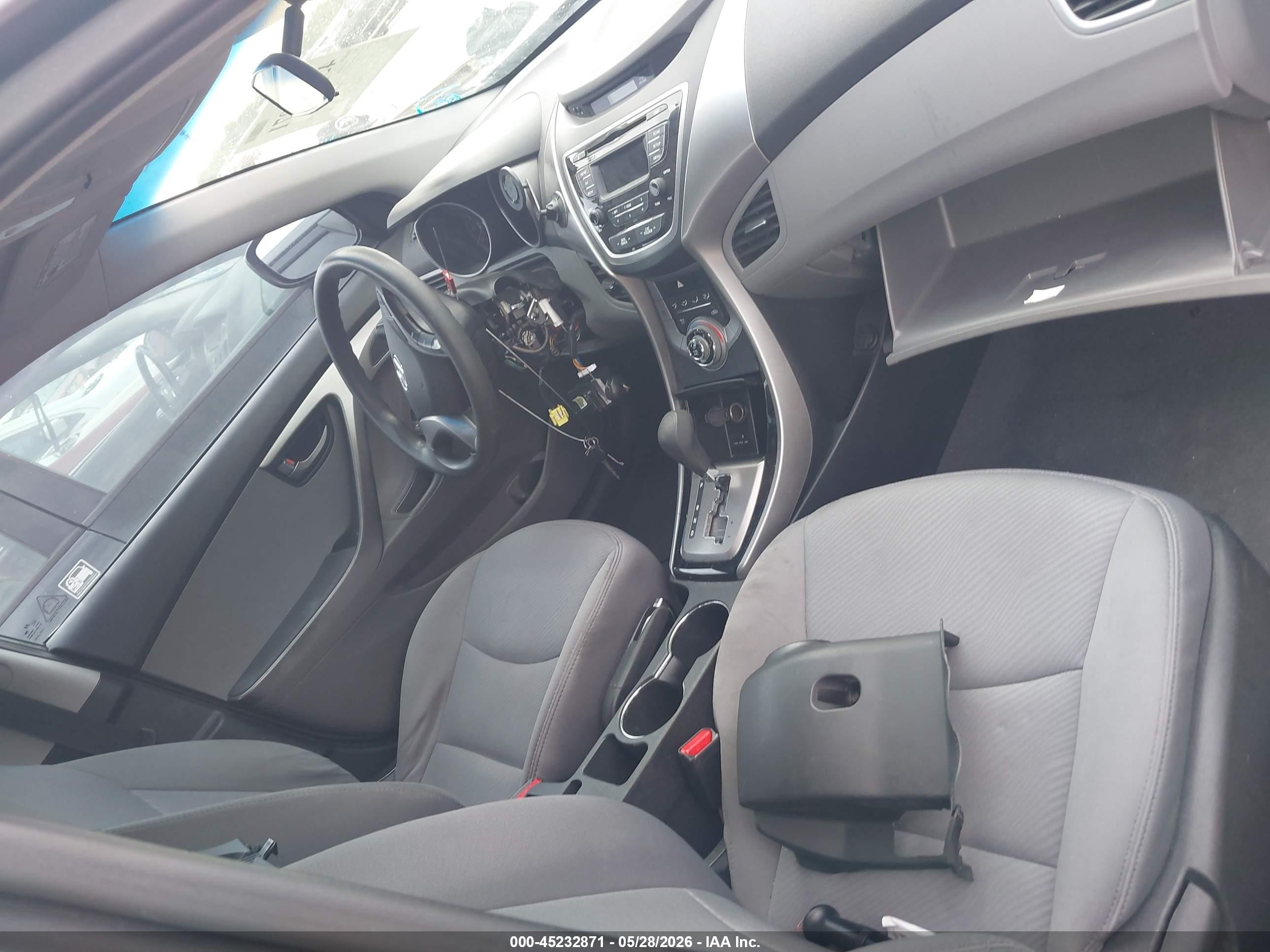 2013 Hyundai Elantra Gls Gray vin: 5NPDH4AE3DH260297