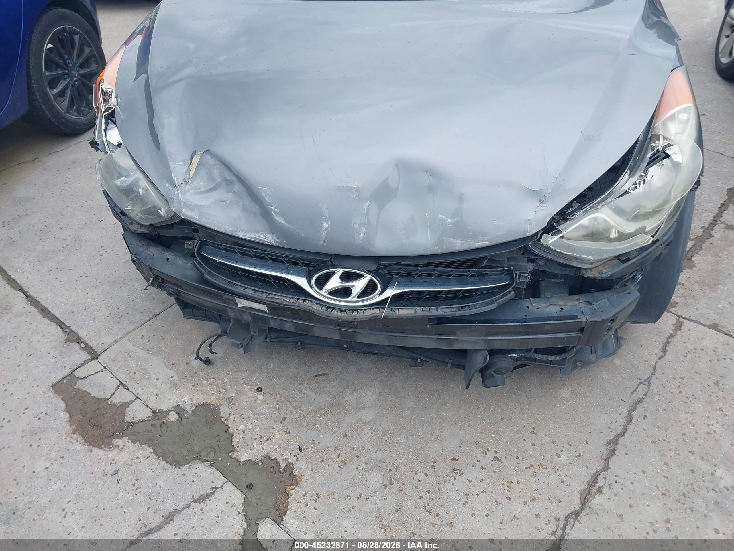 2013 Hyundai Elantra Gls Gray vin: 5NPDH4AE3DH260297