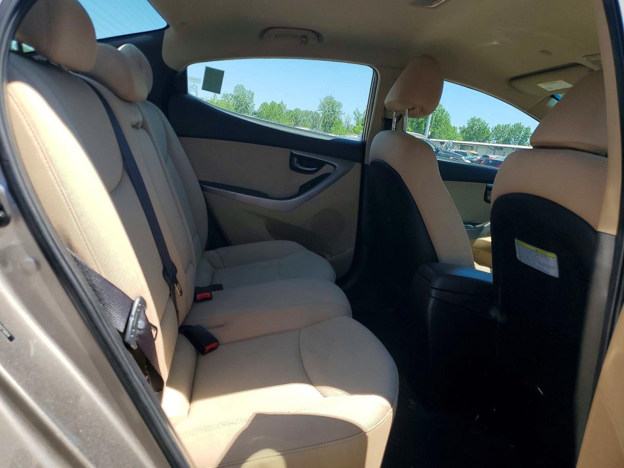 2013 Hyundai Elantra Gls Gray vin: 5NPDH4AE3DH272014