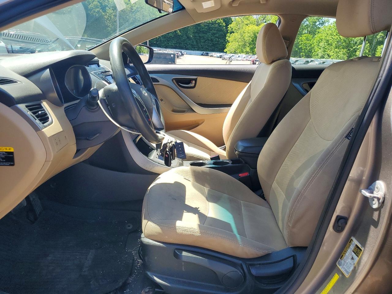 2013 Hyundai Elantra Gls Gray vin: 5NPDH4AE3DH272014