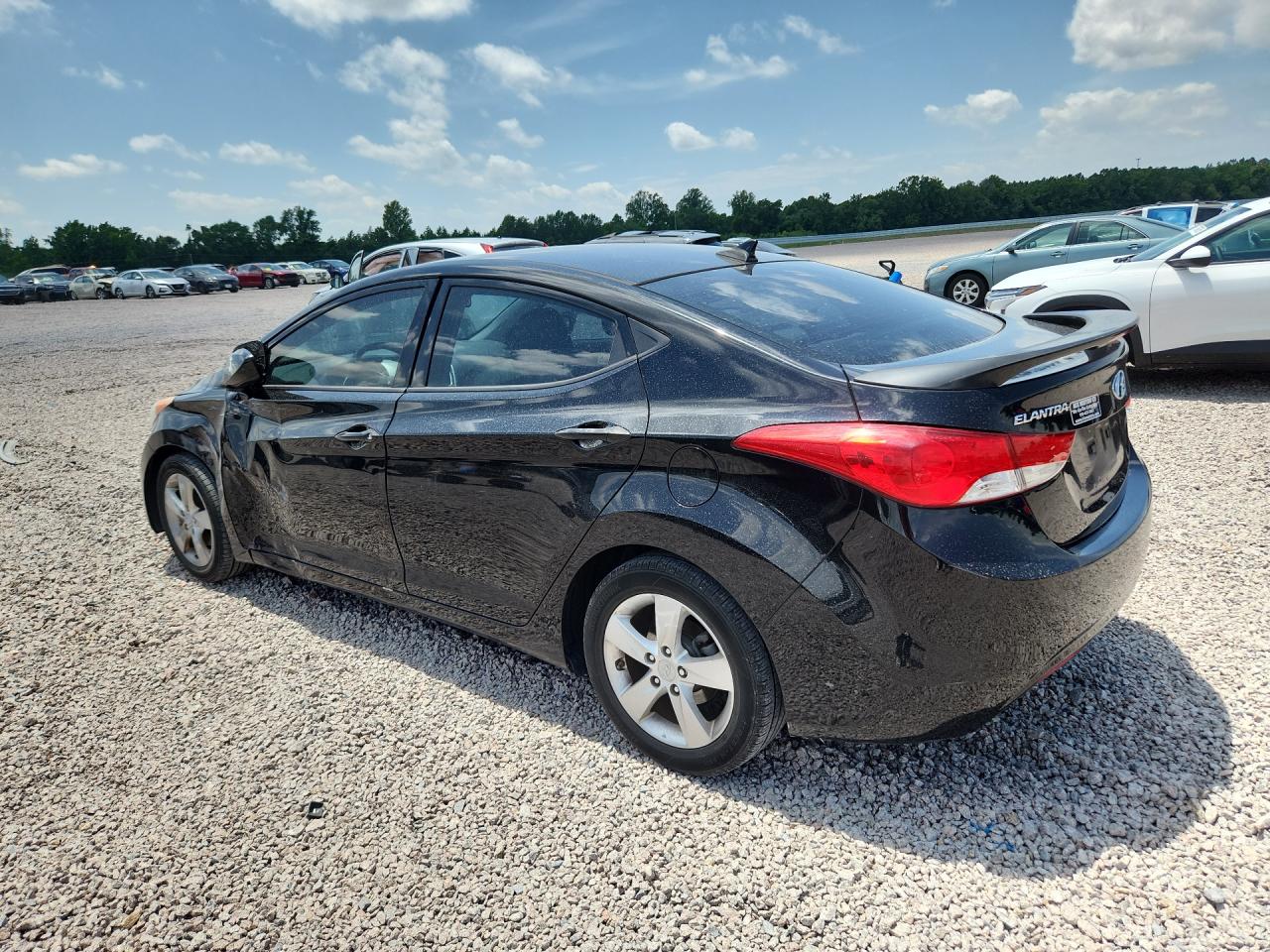 2013 Hyundai Elantra Gls Black vin: 5NPDH4AE3DH273941