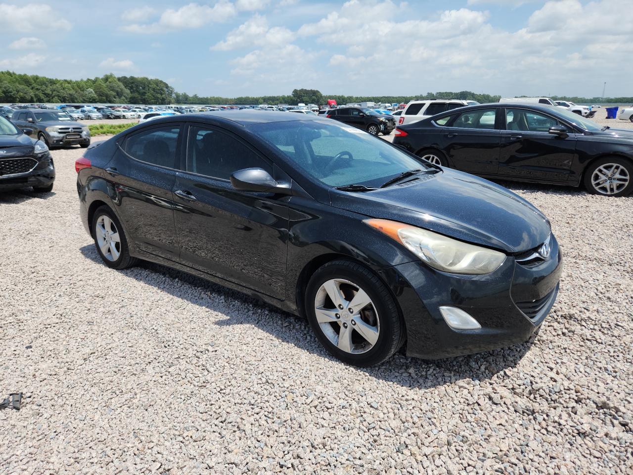 2013 Hyundai Elantra Gls Black vin: 5NPDH4AE3DH273941