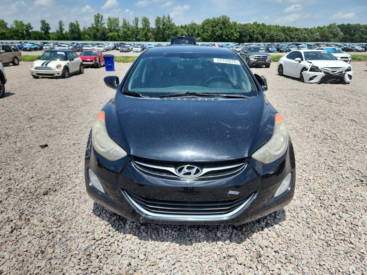 2013 Hyundai Elantra Gls Black vin: 5NPDH4AE3DH273941