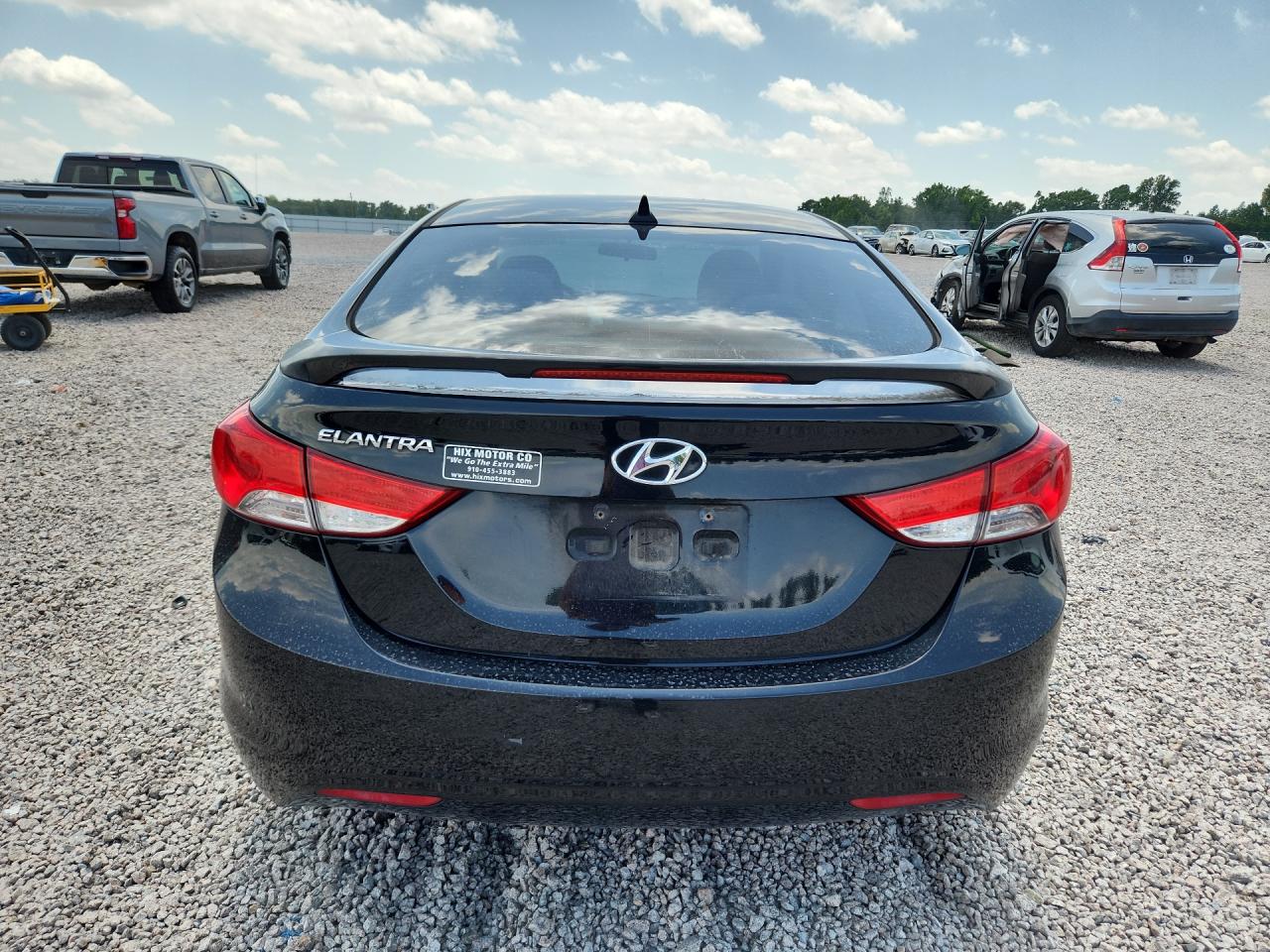 2013 Hyundai Elantra Gls Black vin: 5NPDH4AE3DH273941