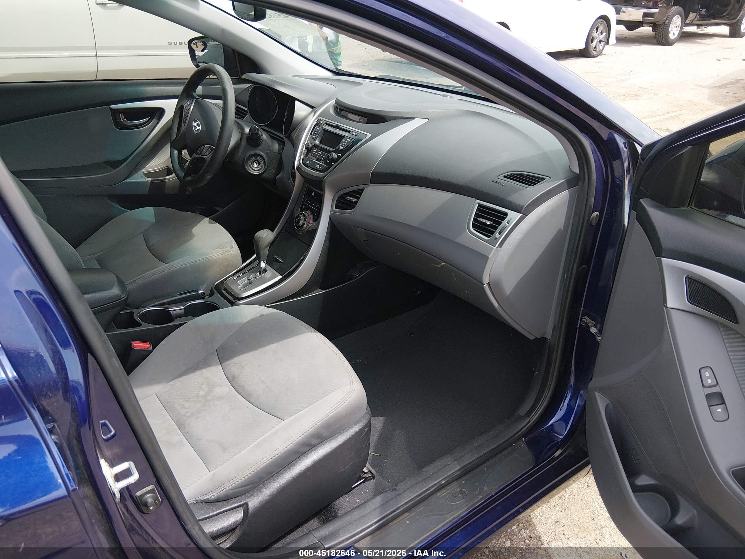2013 Hyundai Elantra Gls Blue vin: 5NPDH4AE3DH275981