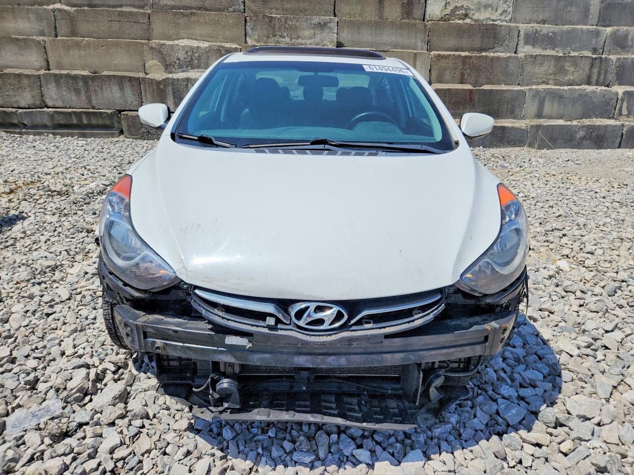 2013 Hyundai Elantra Limited White vin: 5NPDH4AE3DH286396