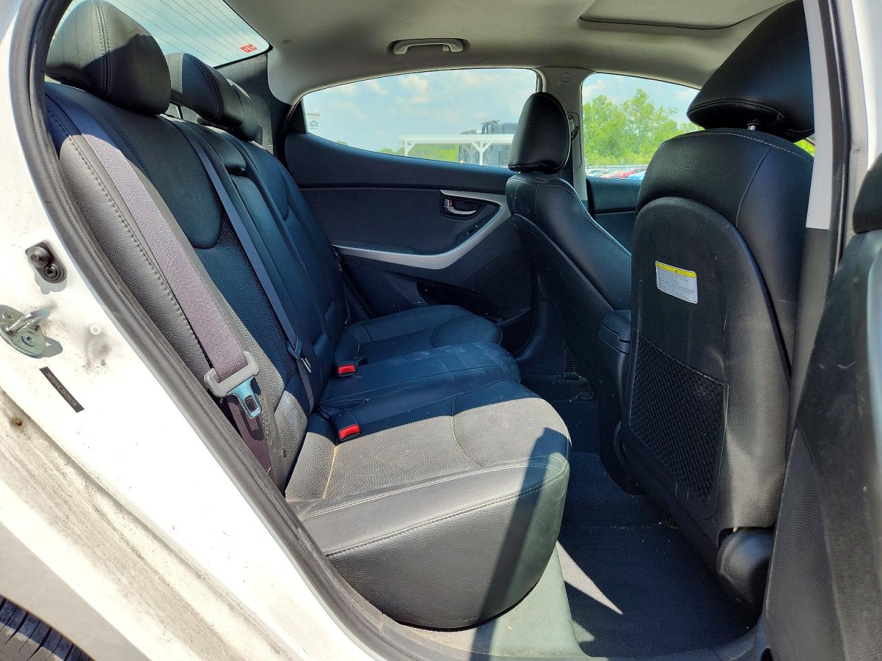 2013 Hyundai Elantra Limited White vin: 5NPDH4AE3DH286396