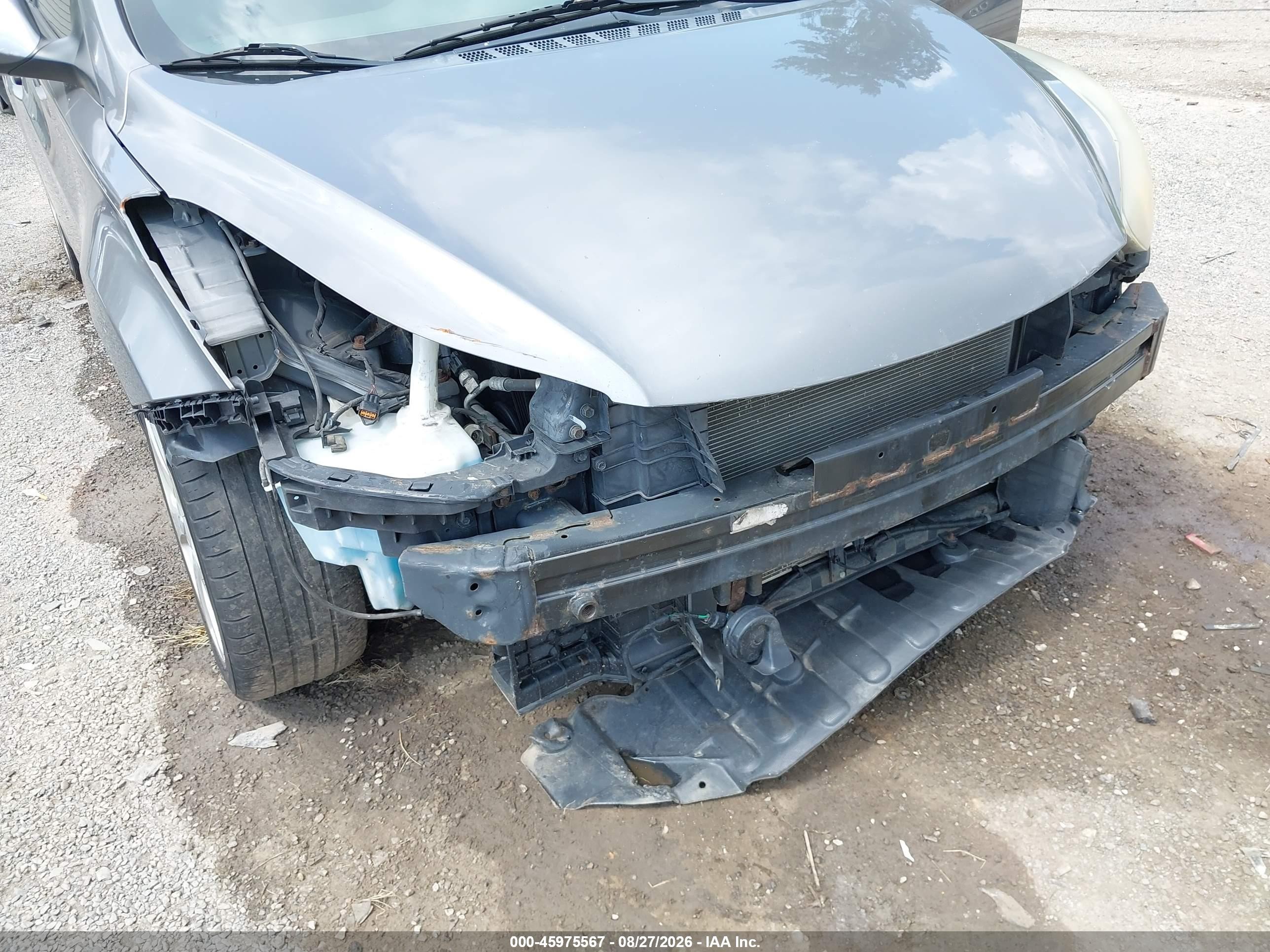 2013 Hyundai Elantra Limited Серый vin: 5NPDH4AE3DH286530