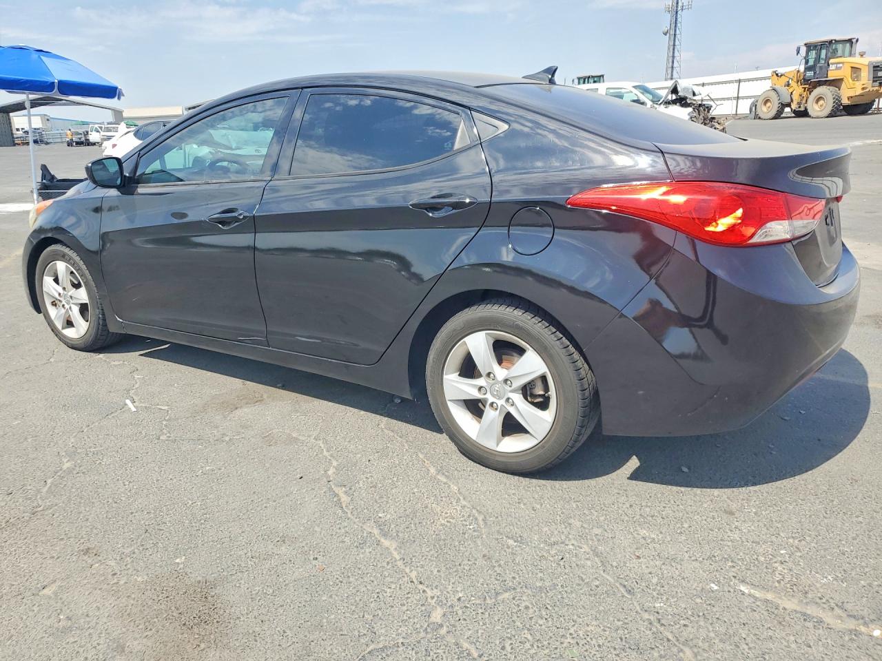 2013 Hyundai Elantra Gls Black vin: 5NPDH4AE3DH290805