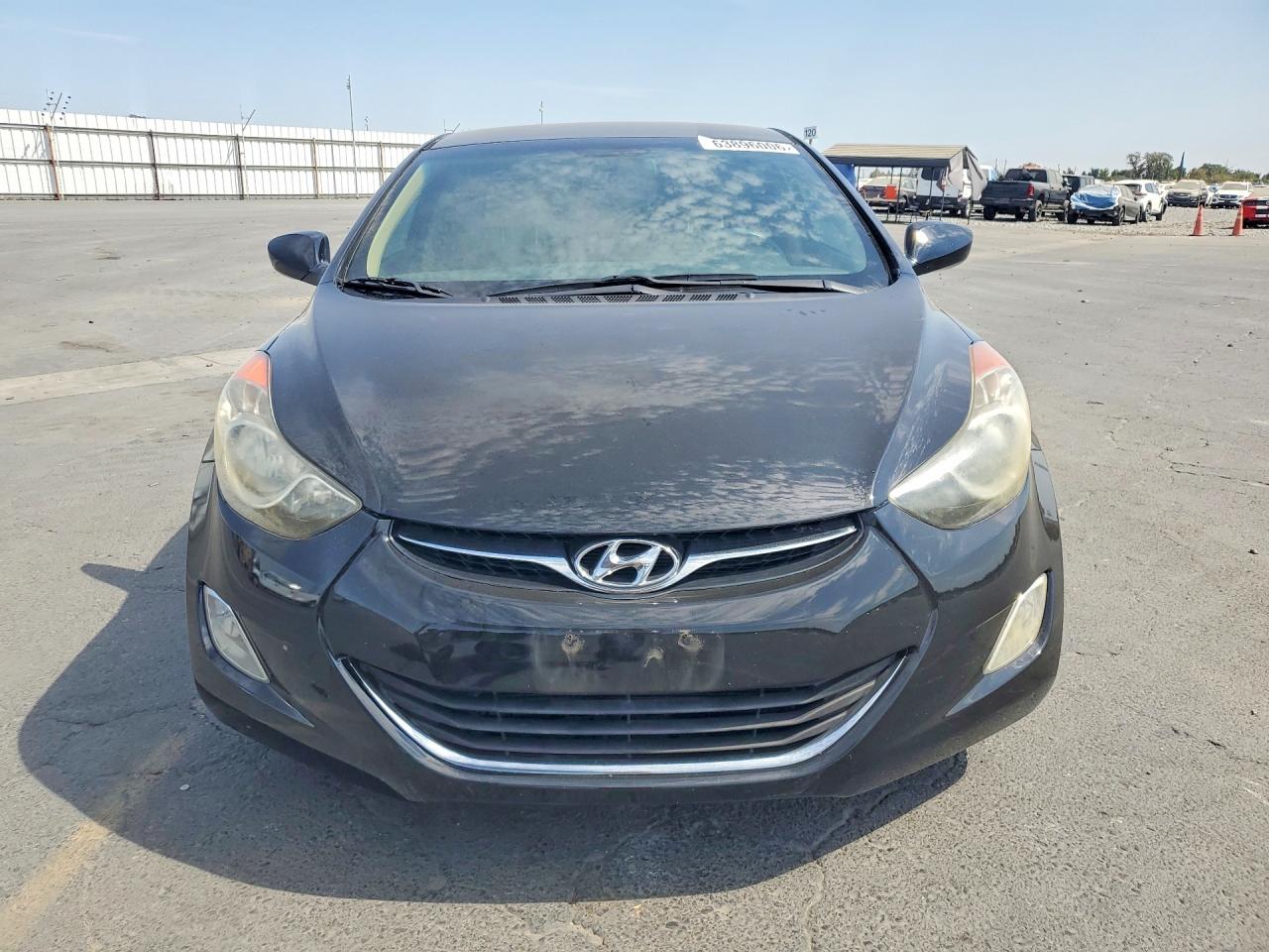 2013 Hyundai Elantra Gls Black vin: 5NPDH4AE3DH290805