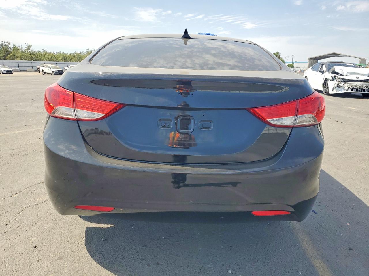 2013 Hyundai Elantra Gls Black vin: 5NPDH4AE3DH290805