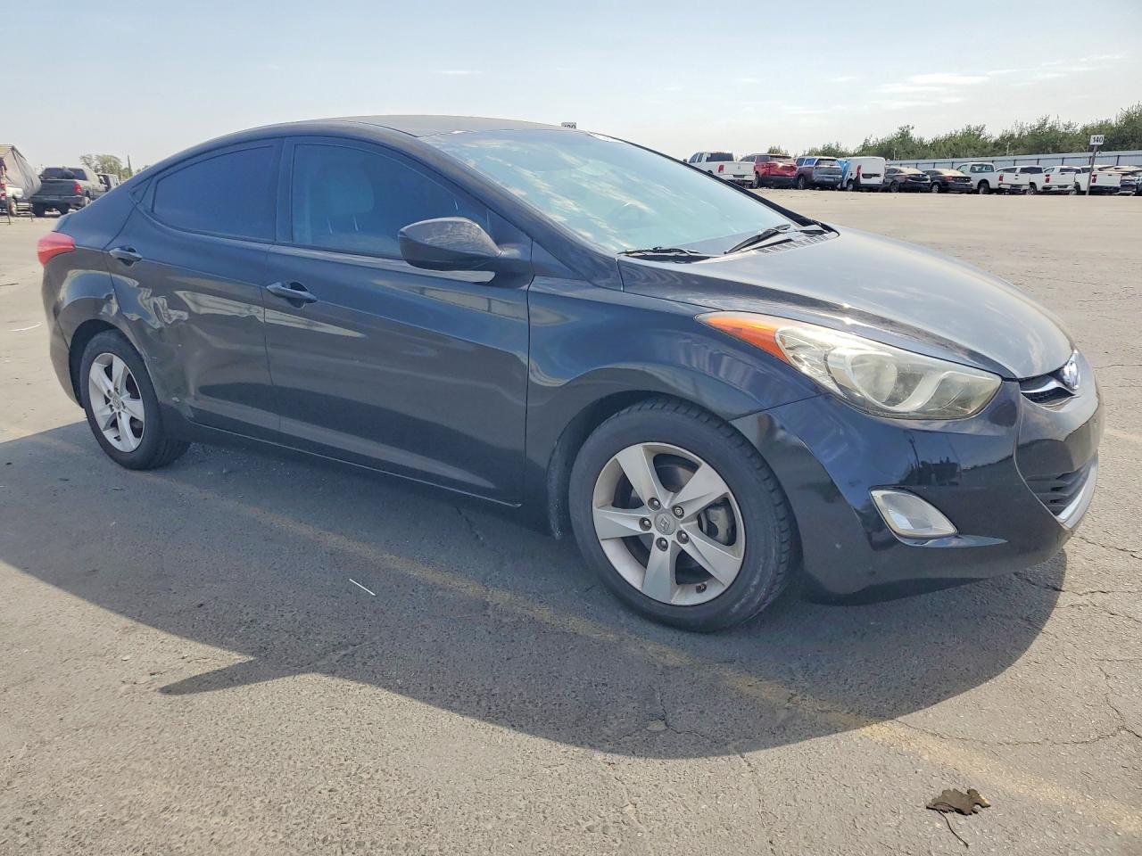 2013 Hyundai Elantra Gls Black vin: 5NPDH4AE3DH290805