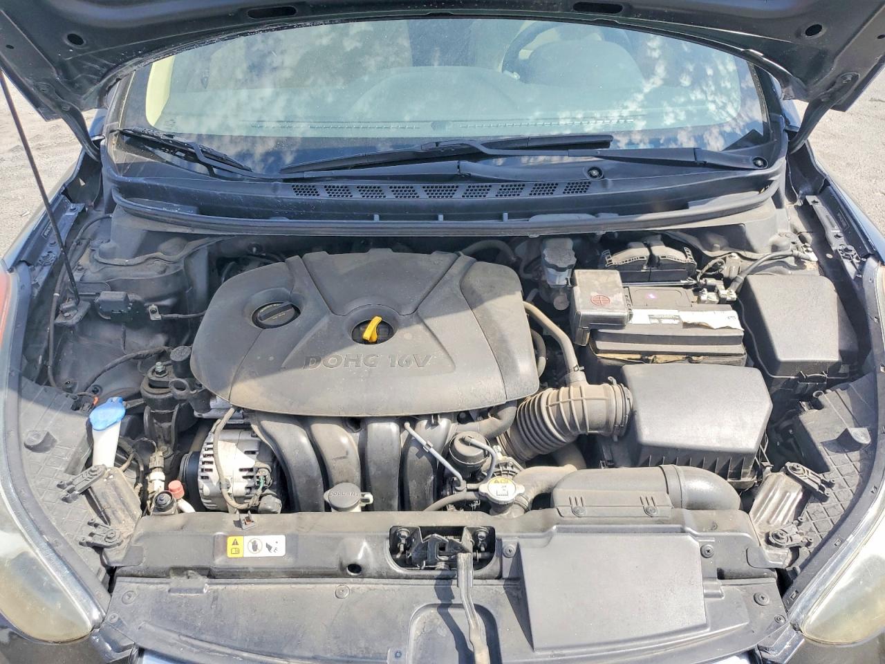 2013 Hyundai Elantra Gls Black vin: 5NPDH4AE3DH290805