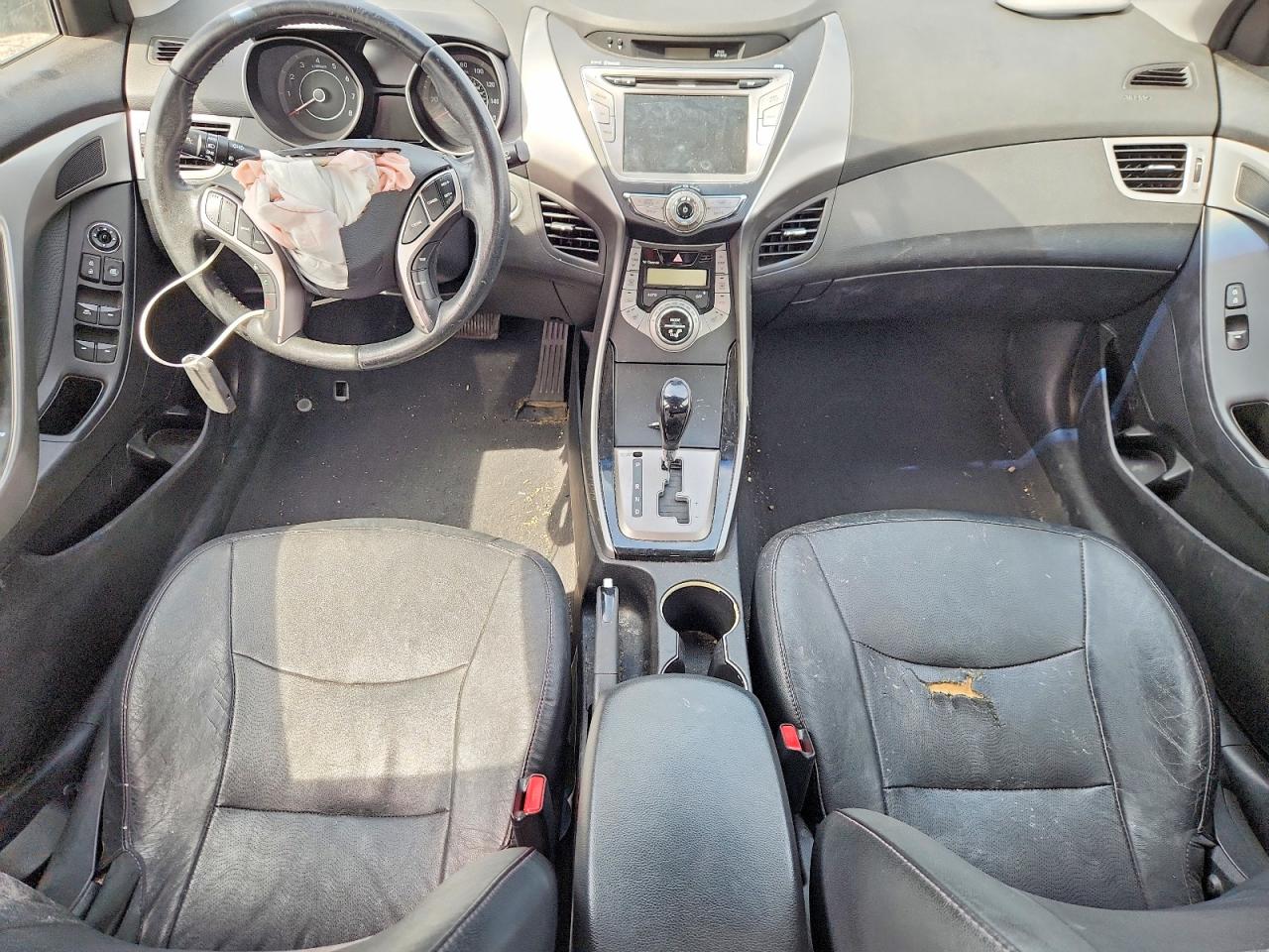 2013 Hyundai Elantra Limited Gray vin: 5NPDH4AE3DH296961