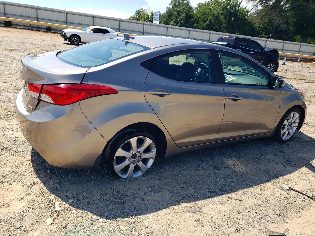 2013 Hyundai Elantra Limited Tan vin: 5NPDH4AE3DH299861