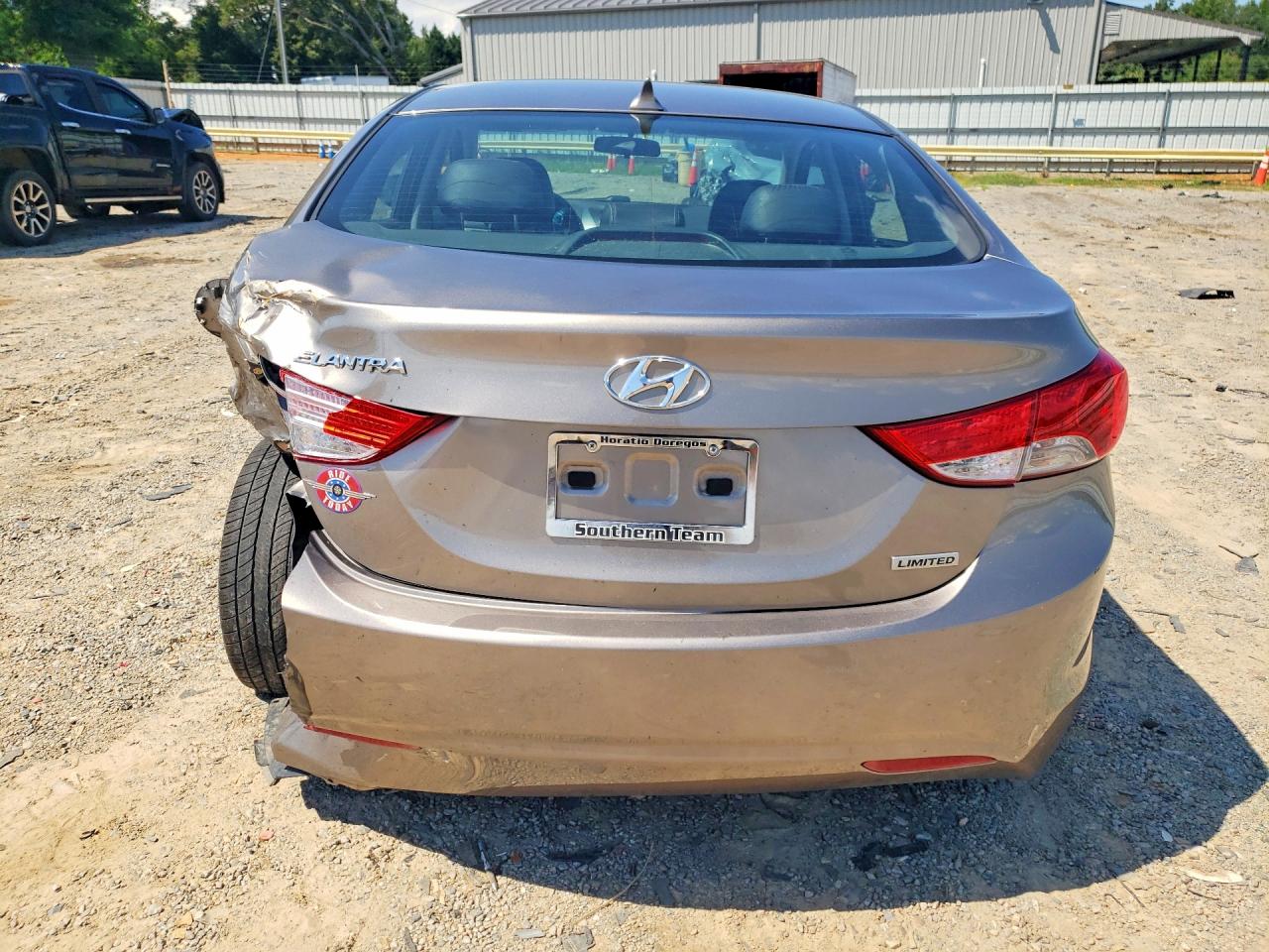 2013 Hyundai Elantra Limited Tan vin: 5NPDH4AE3DH299861
