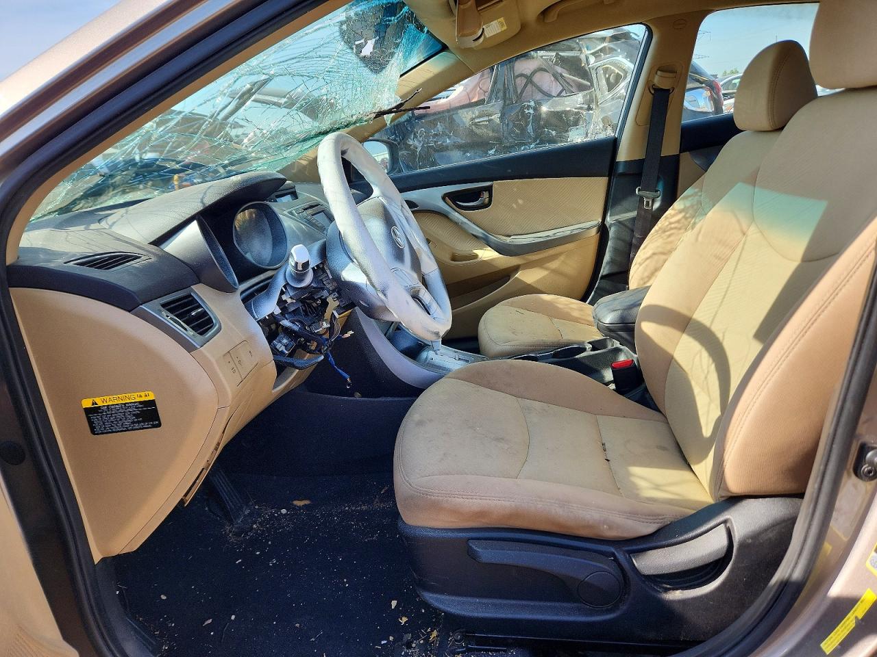2013 Hyundai Elantra Gls Желто-коричневый vin: 5NPDH4AE3DH306565