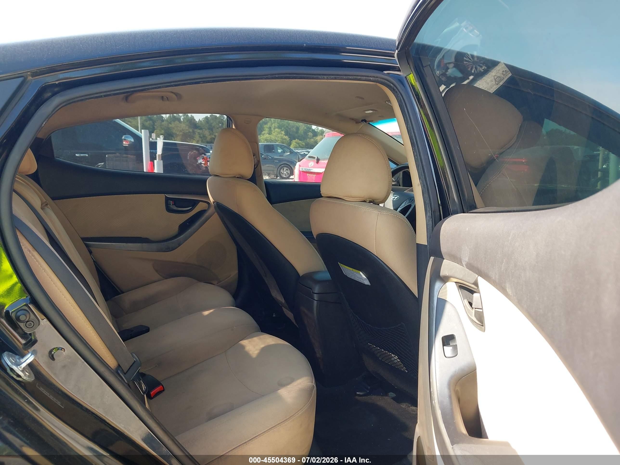 2013 Hyundai Elantra Gls Black vin: 5NPDH4AE3DH307540