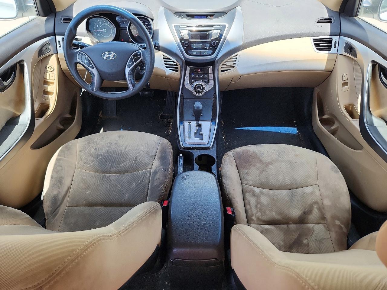 2013 Hyundai Elantra Gls Белый vin: 5NPDH4AE3DH311359