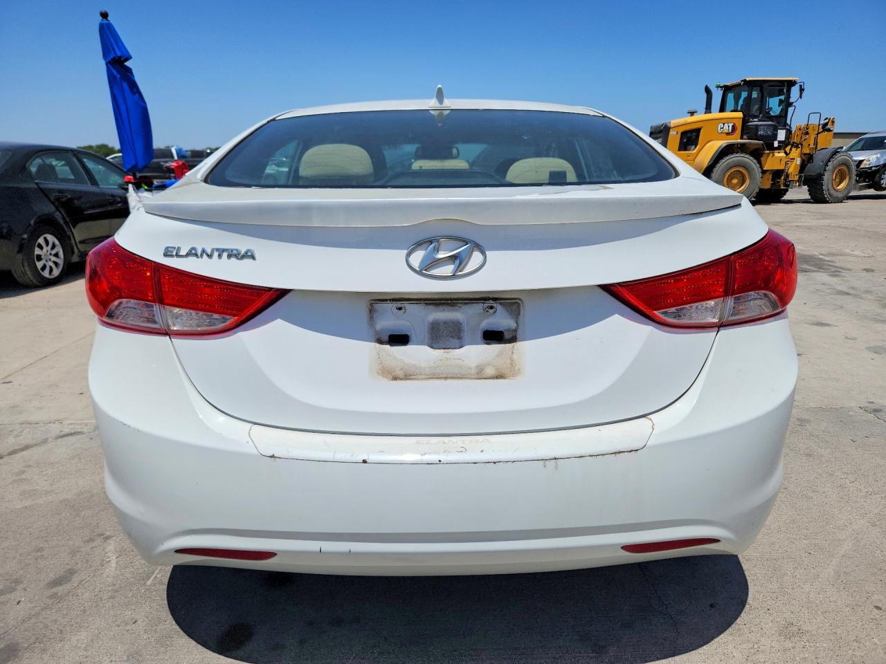 2013 Hyundai Elantra Gls Белый vin: 5NPDH4AE3DH311359
