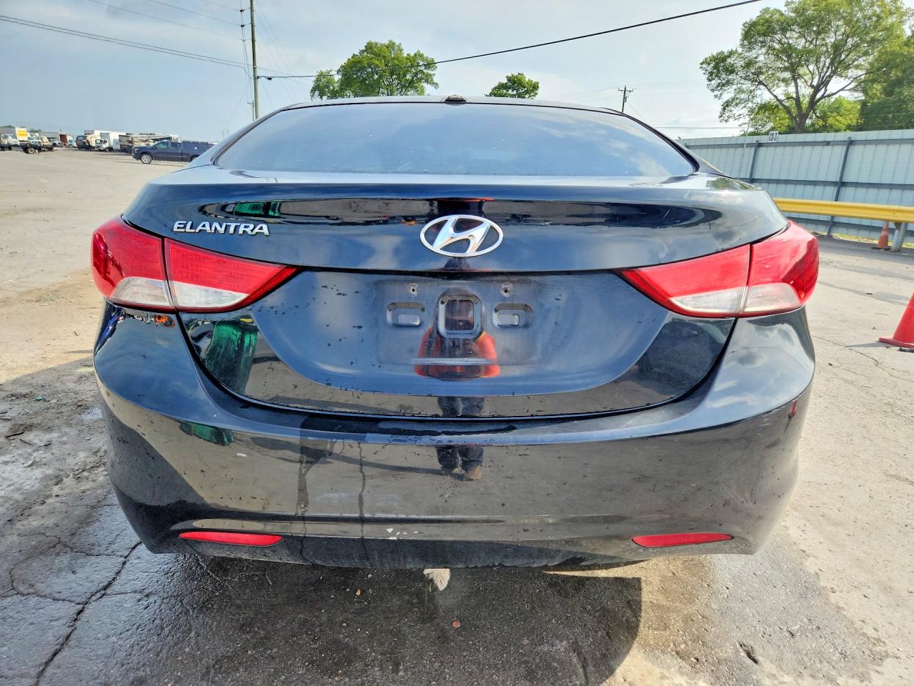 2013 Hyundai Elantra Gls Black vin: 5NPDH4AE3DH312978