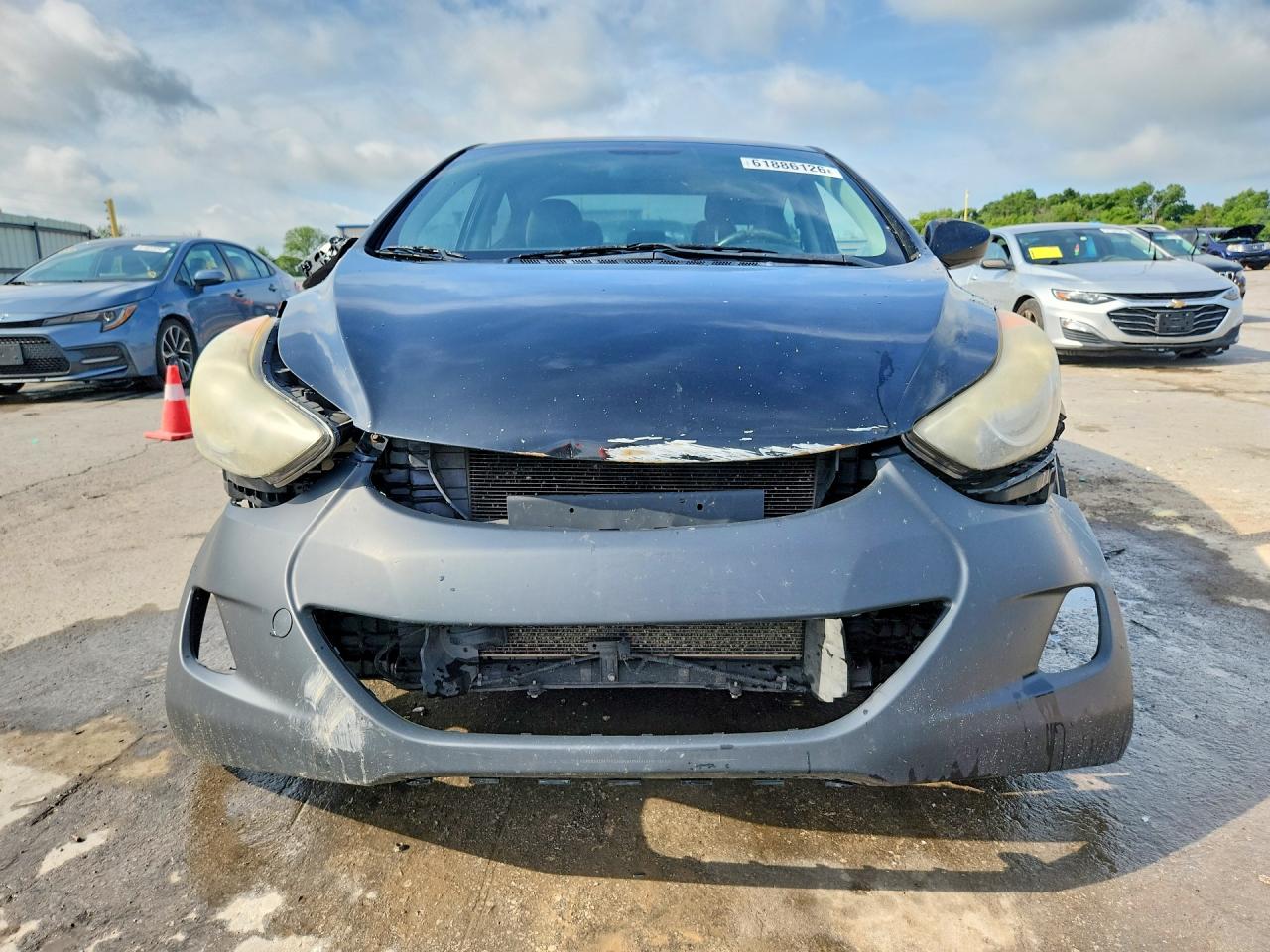 2013 Hyundai Elantra Gls Black vin: 5NPDH4AE3DH312978