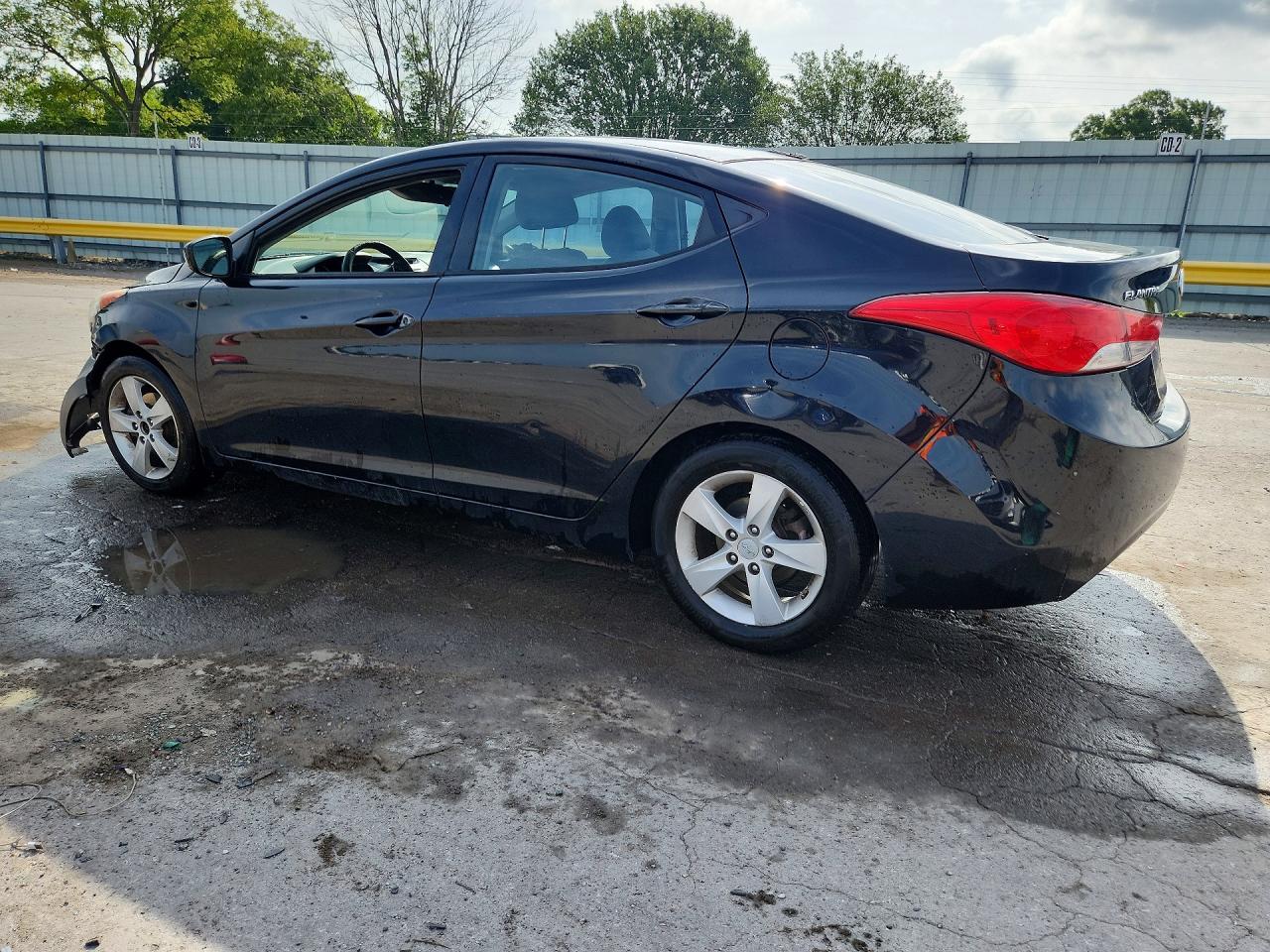 2013 Hyundai Elantra Gls Black vin: 5NPDH4AE3DH312978